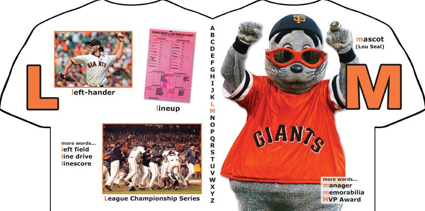 San Francisco Giants ABC: My First Alphabet Book