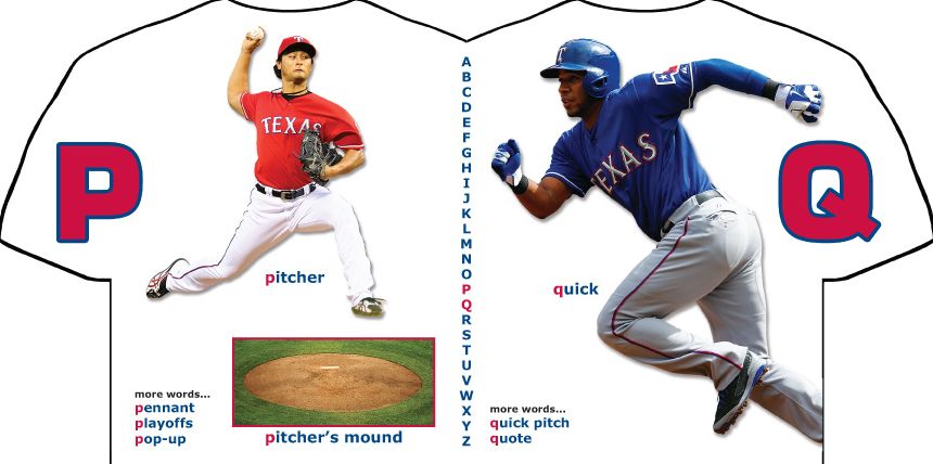 Texas Rangers ABC: My First Alphabet Book