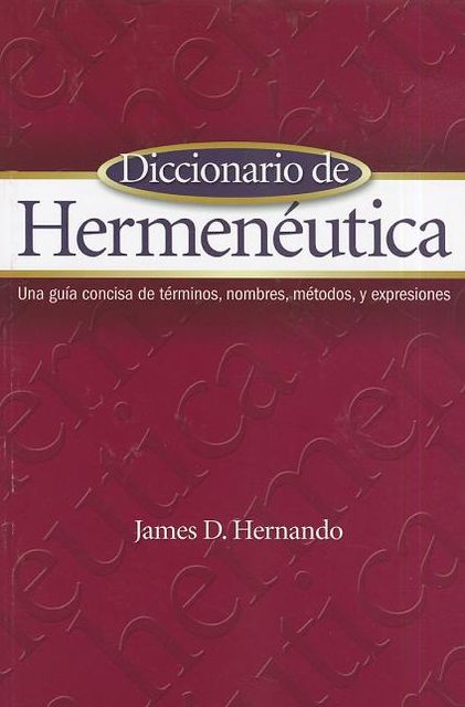Diccionario de Hermeneutica