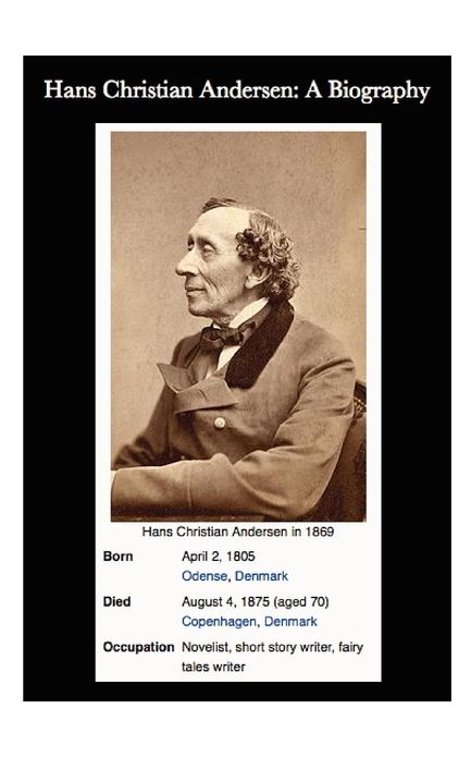 Hans Christian Andersen: A Biography