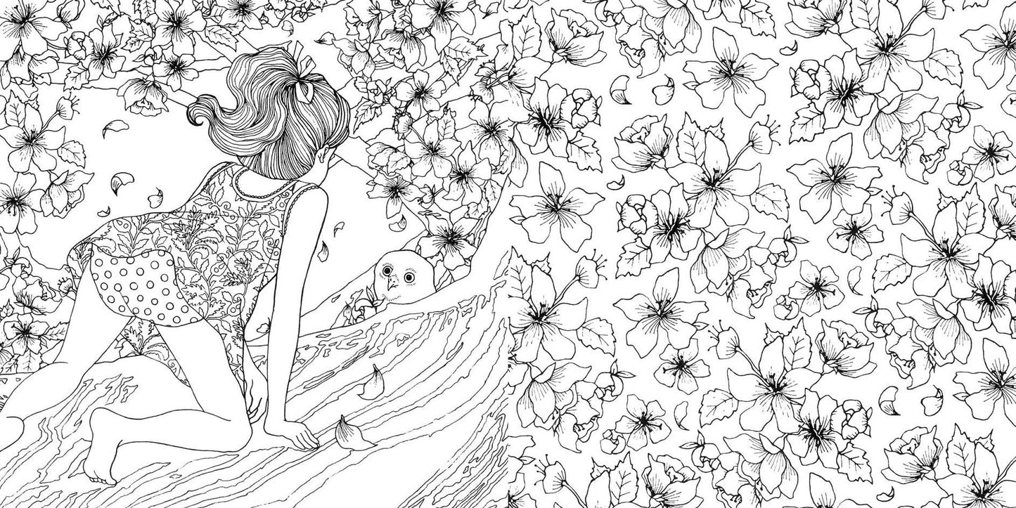 The Time Garden: A Magical Journey and Coloring Book