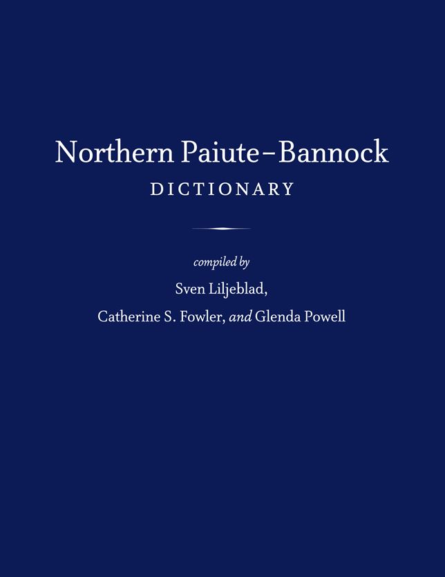 Northern Paiute-Bannock Dictionary