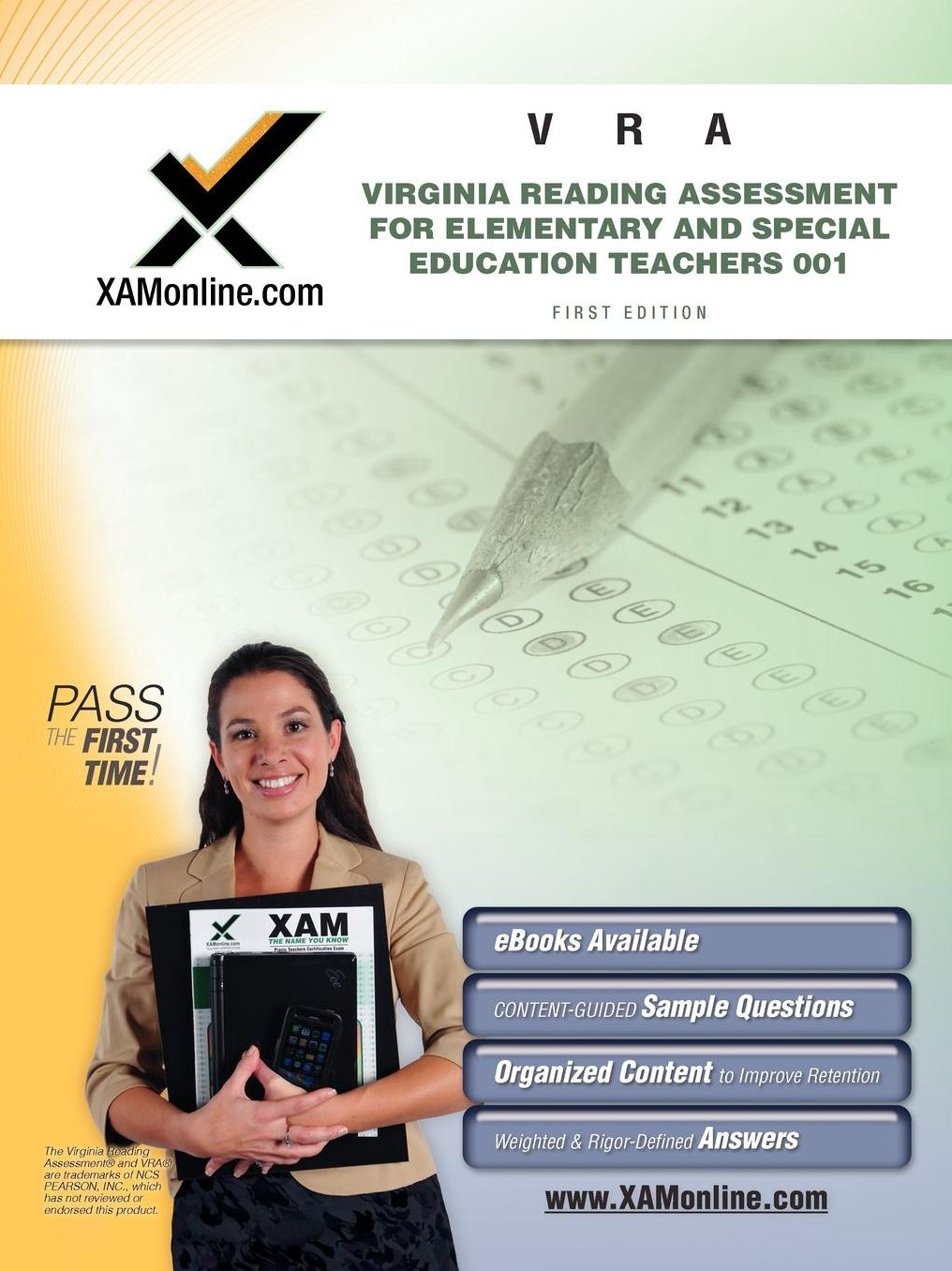 VRA 001 Virginia Reading Assessment for Elementary and Special Education Teachers