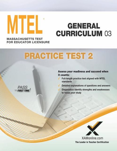 MTEL MTEL General Curriculum 03 Practice Test 2