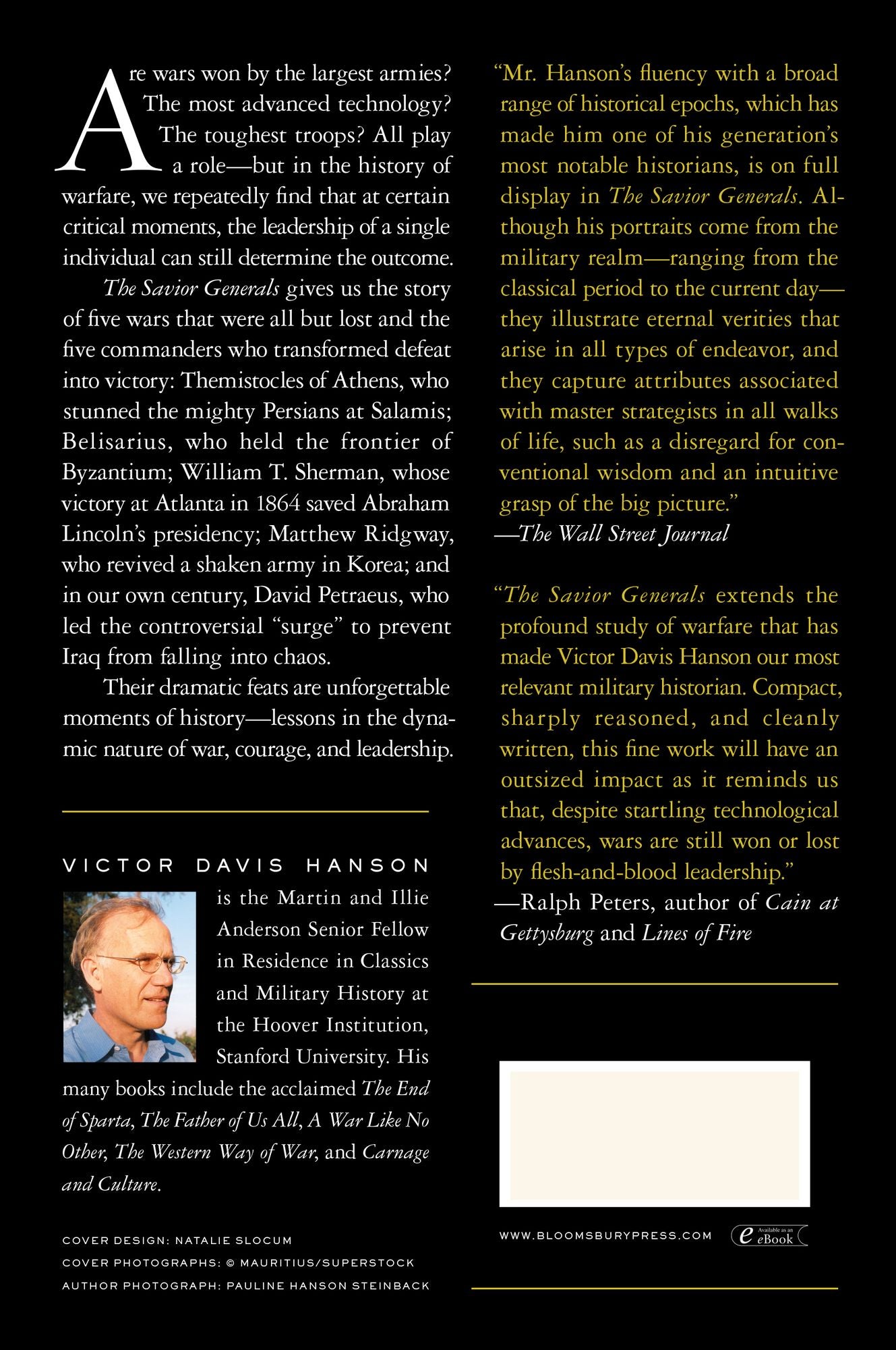 The Savior Generals : How Five Great Commanders Saved Wars That Were Lost - from Ancient Greece to Iraq