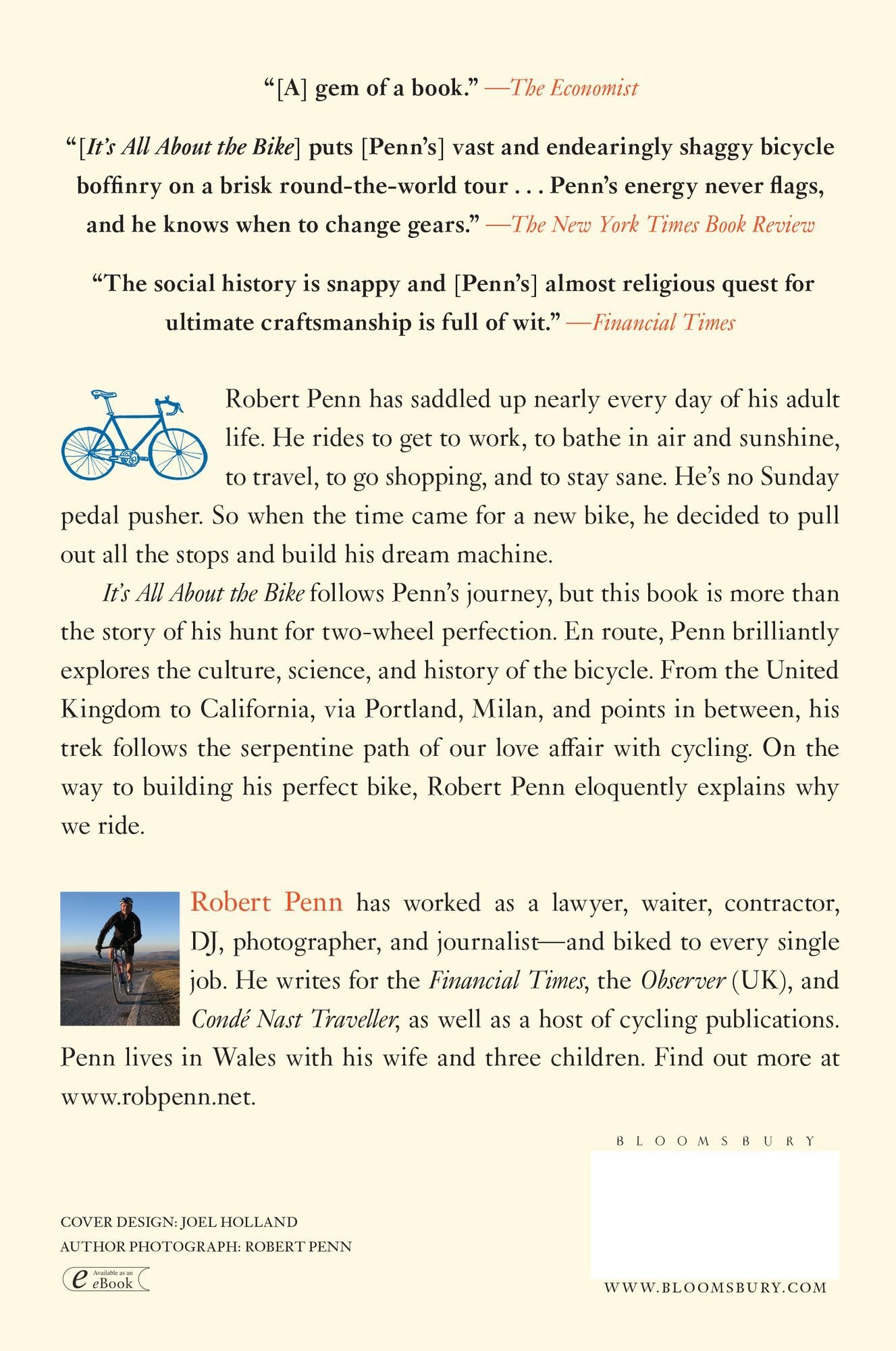 It's All About the Bike: The Pursuit of Happiness on Two Wheels