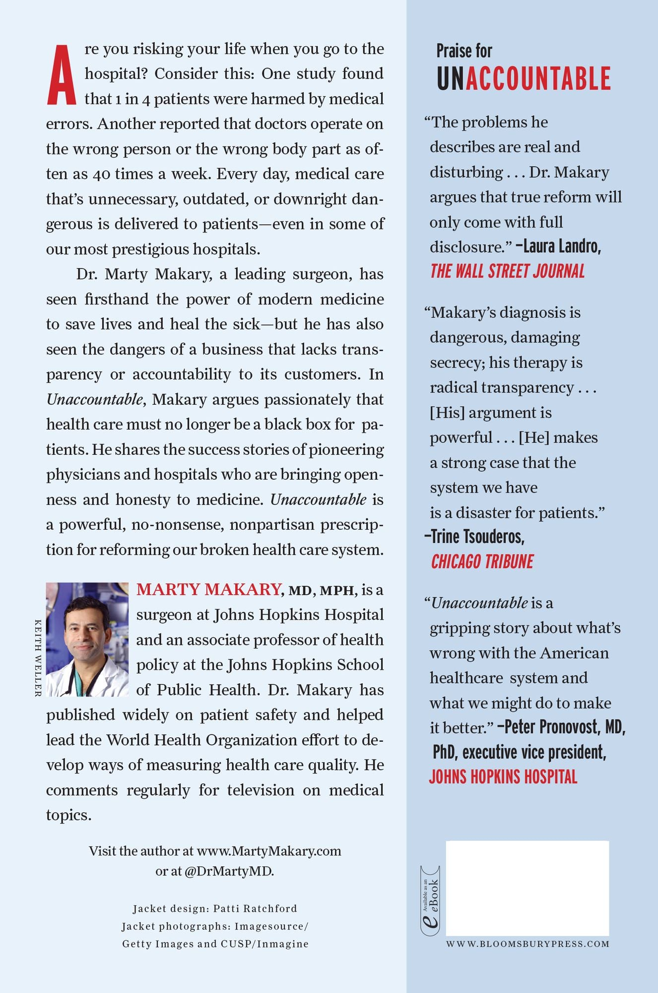 Unaccountable: What Hospitals Won't Tell You and How Transparency Can Revolutionize Health Care