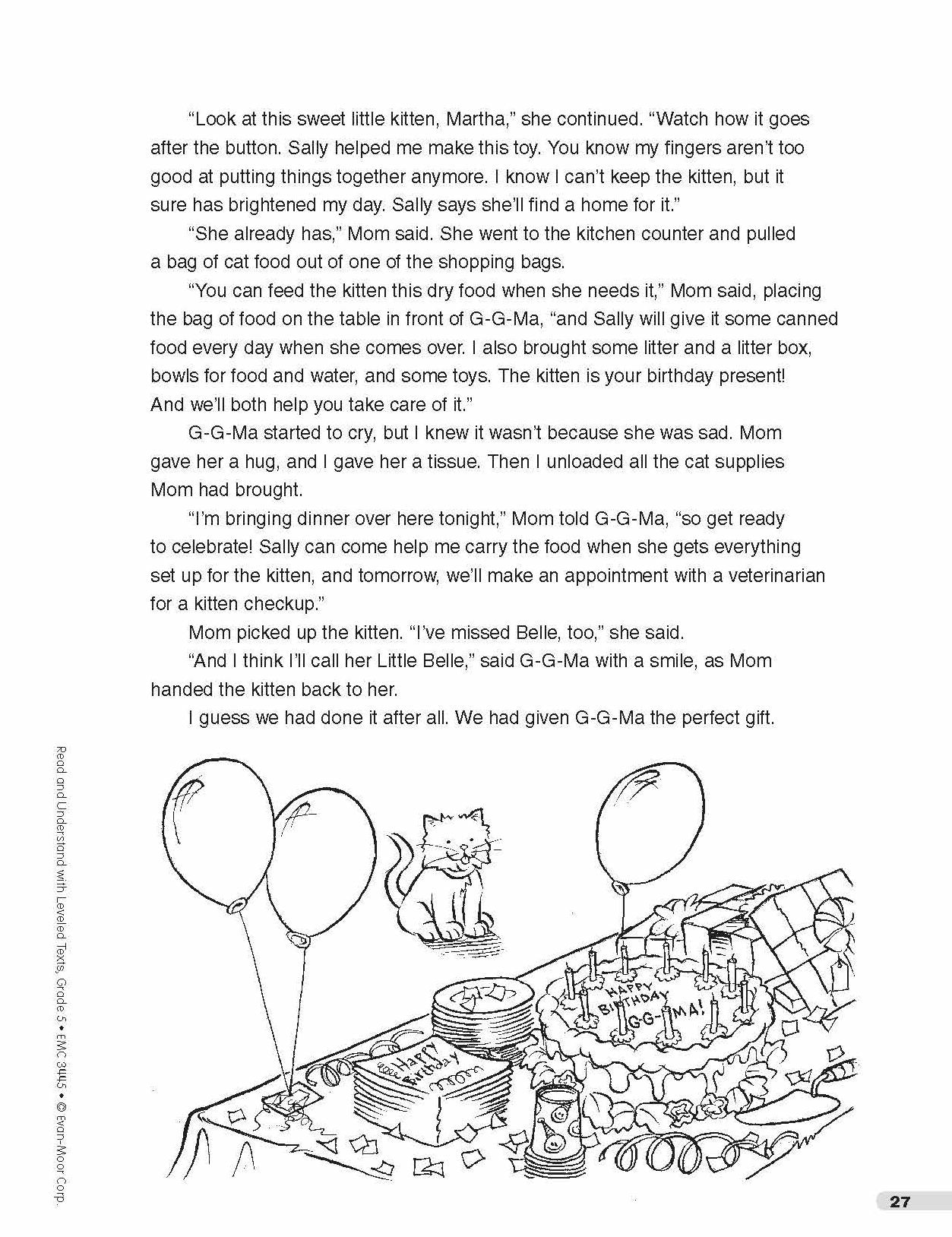 Read and Understand with Leveled Texts: Grade 5