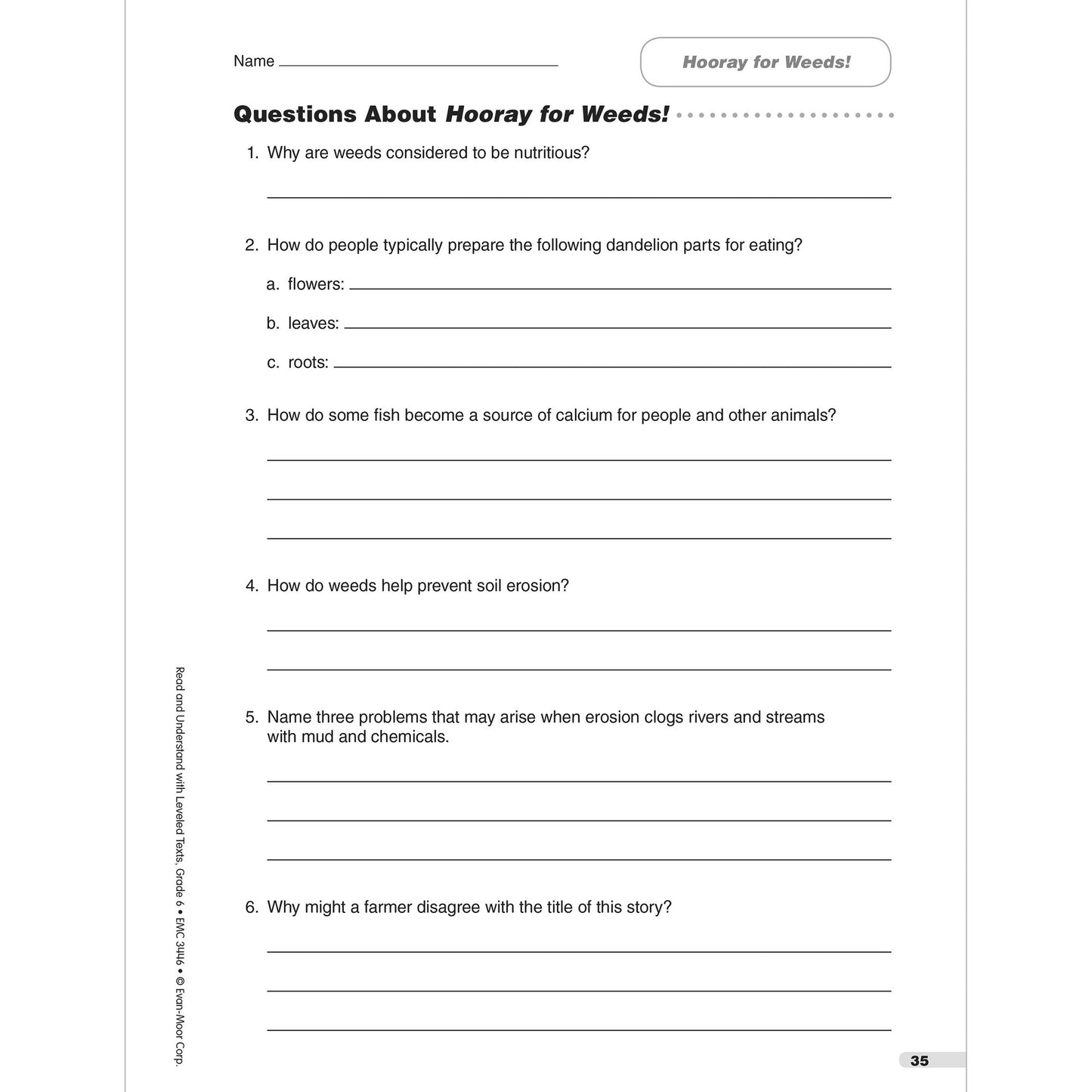 Read and Understand with Leveled Texts: Grade 6+