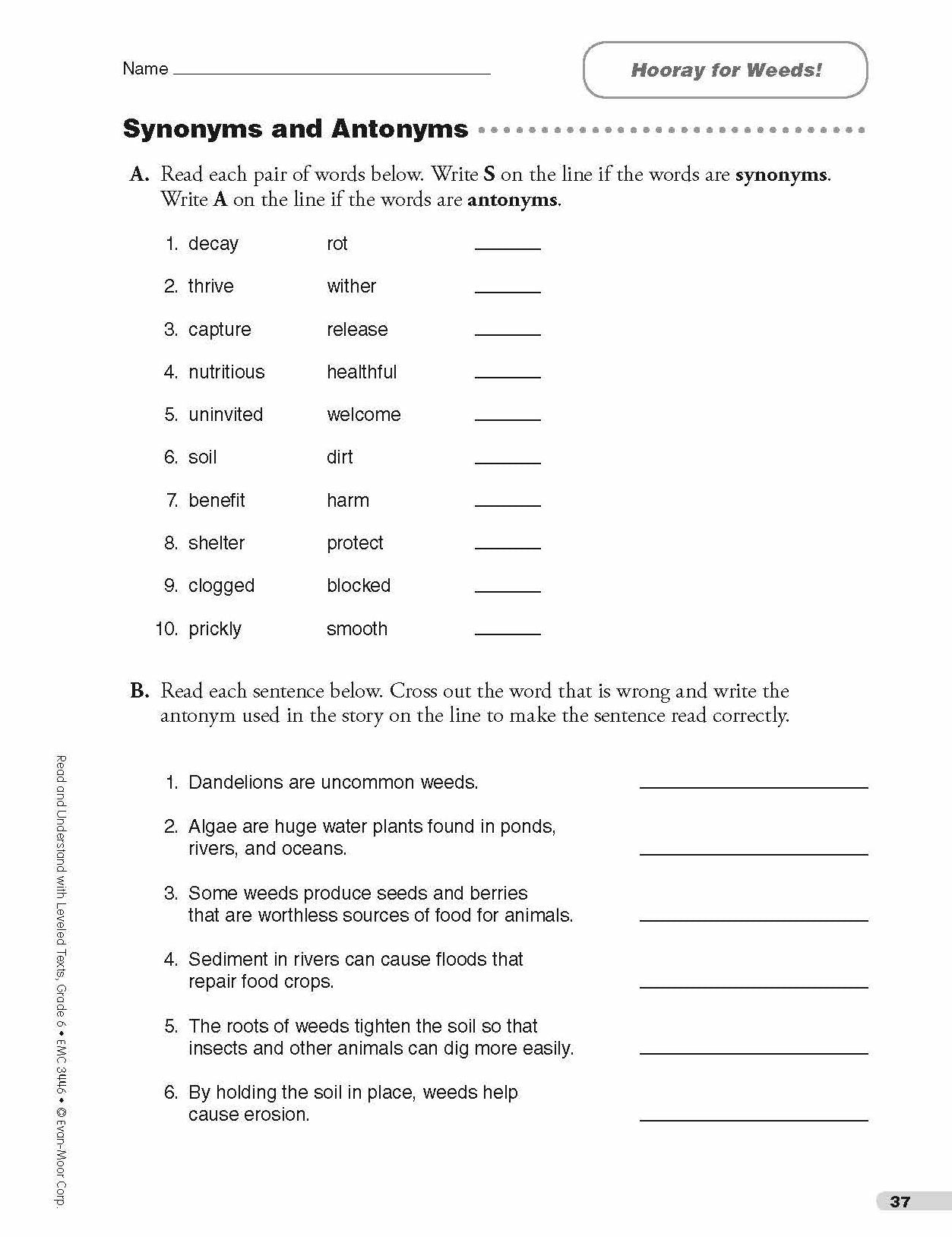 Read and Understand with Leveled Texts: Grade 6+