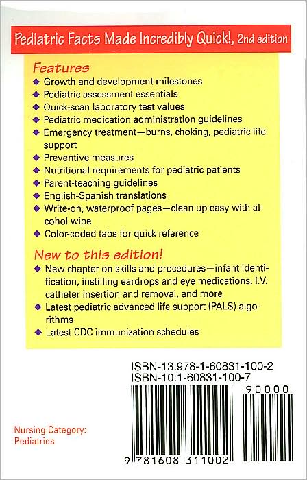 Pediatric Facts Made Incredibly Quick!