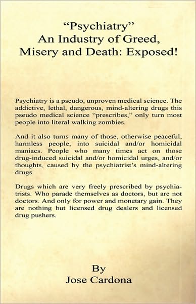 "Psychiatry" An Industry of Greed, Misery and Death: Exposed!