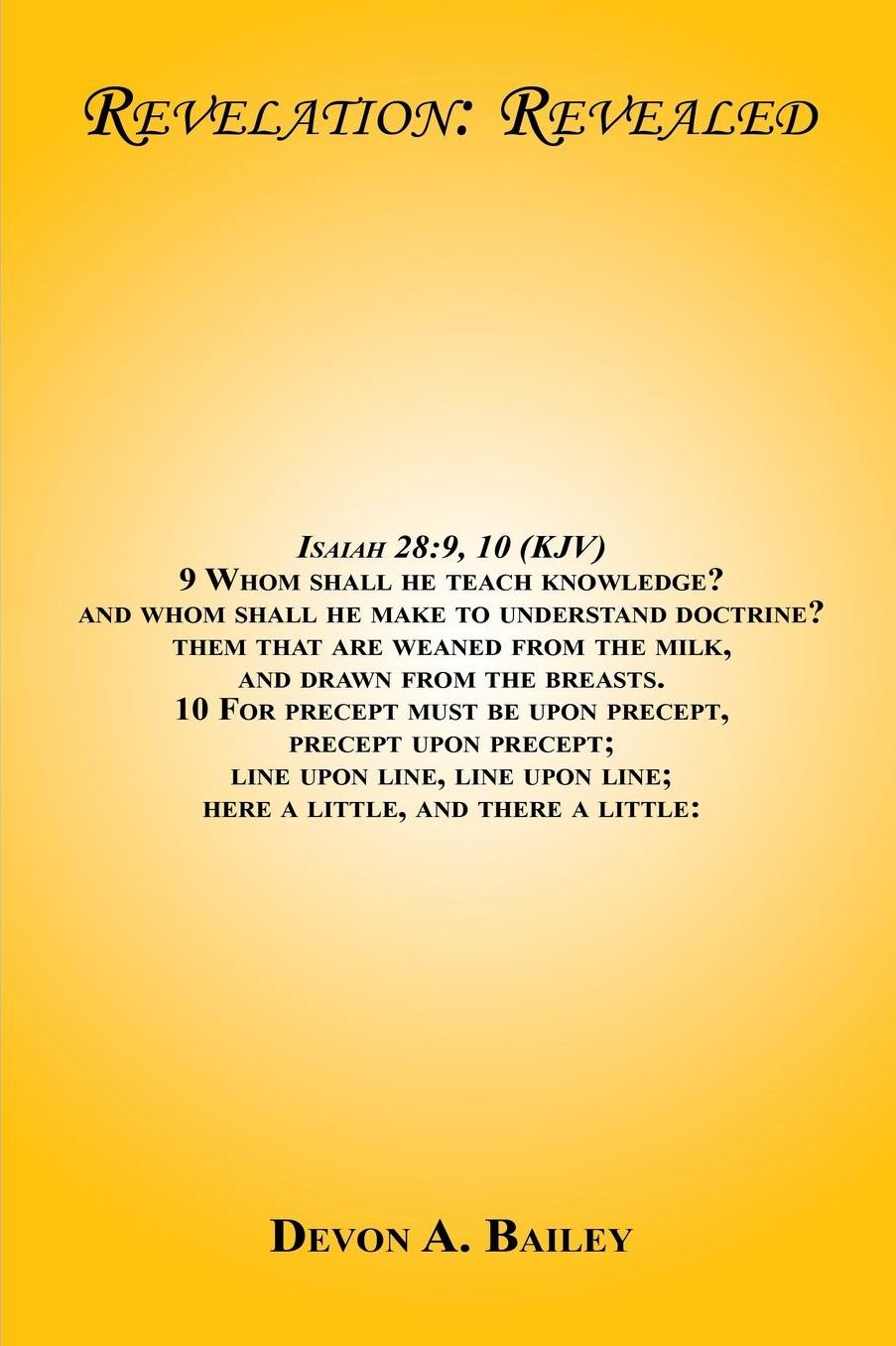 Revelation: Revealed