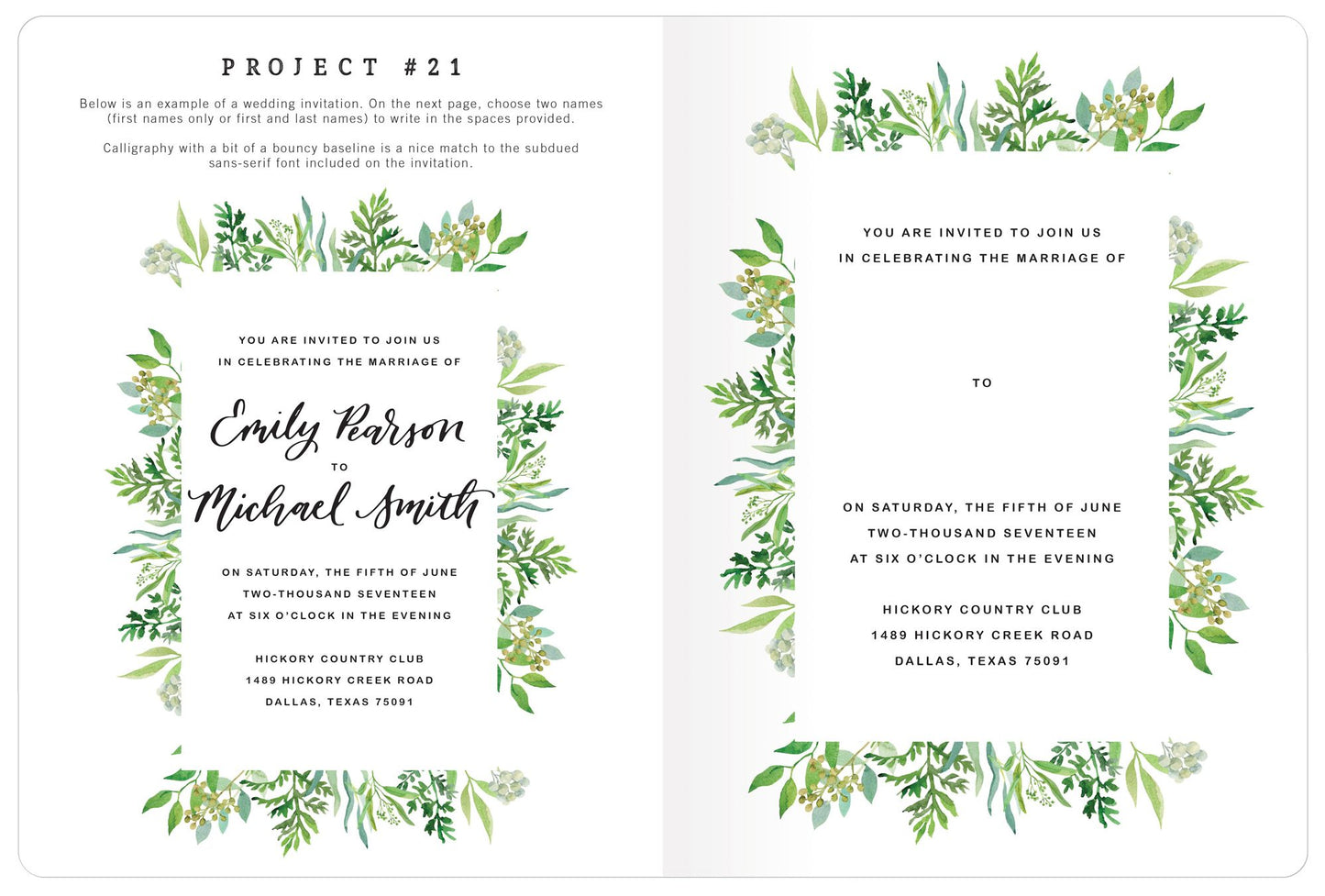 Calligraphy Made Easy: Project Book