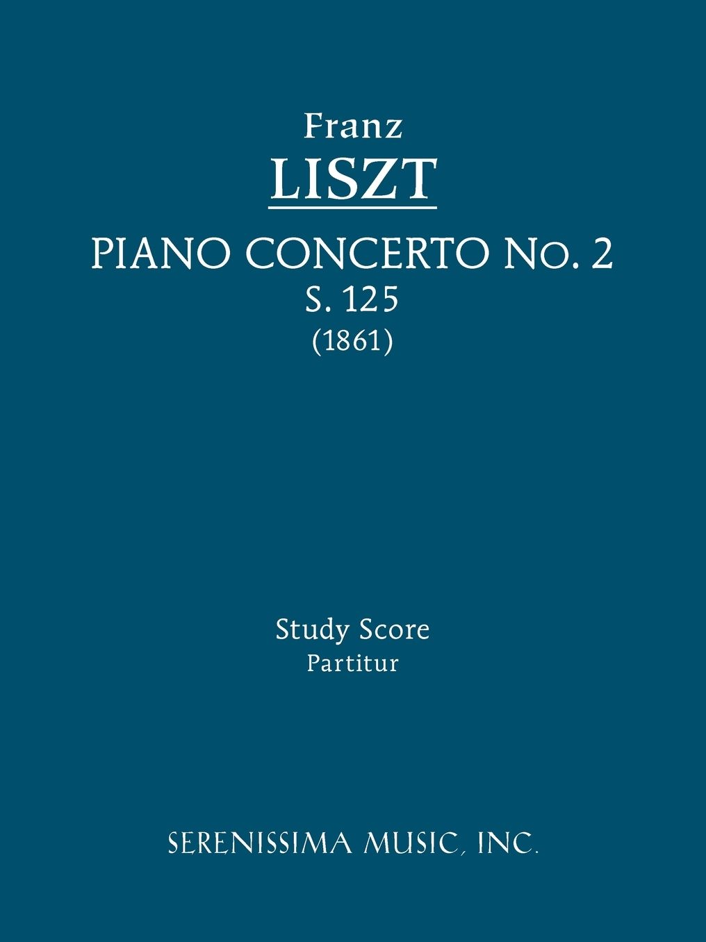 Piano Concerto No. 2, S. 125 - Study score