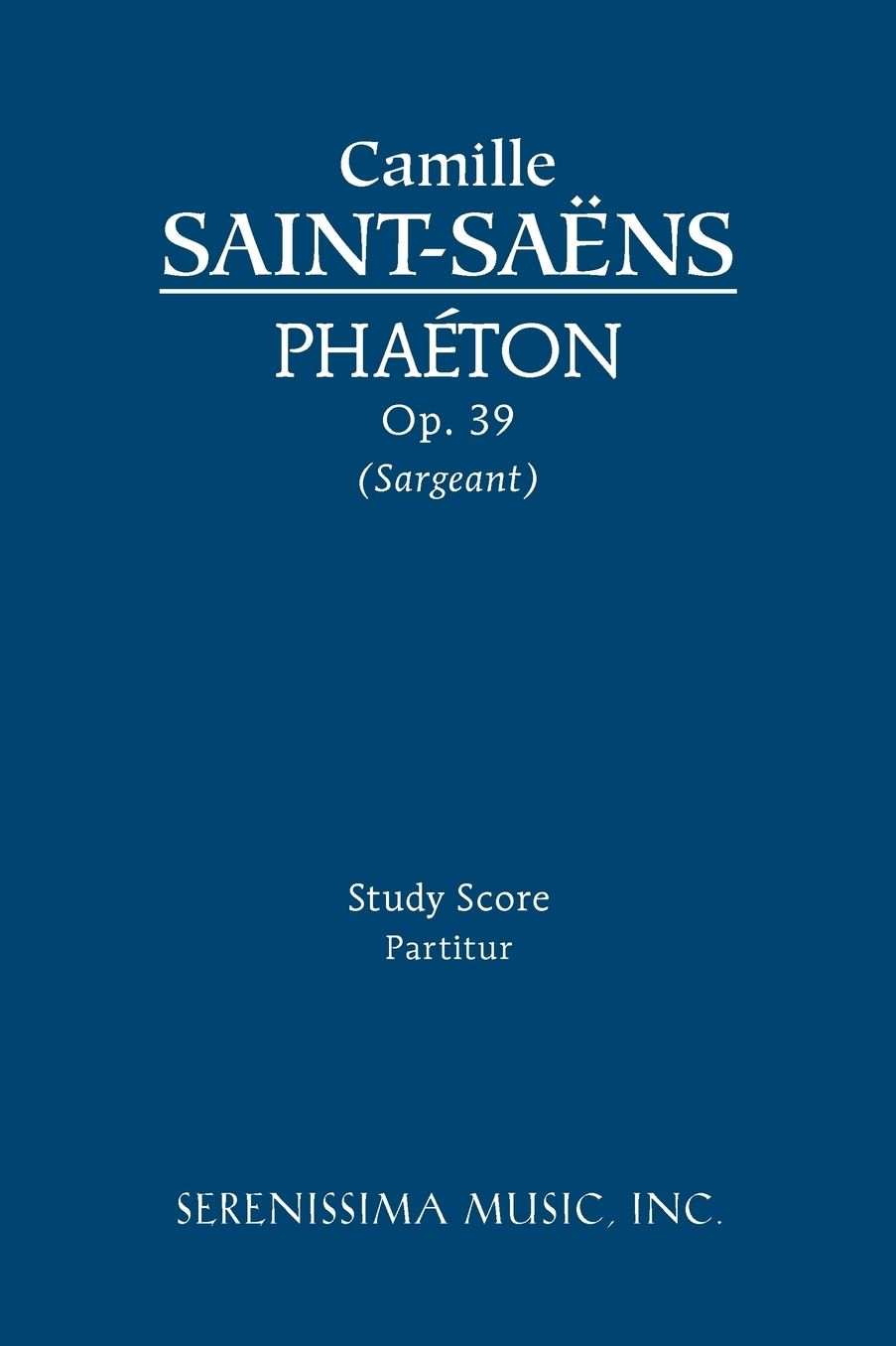 Pha Ton, Op. 39 - Study Score