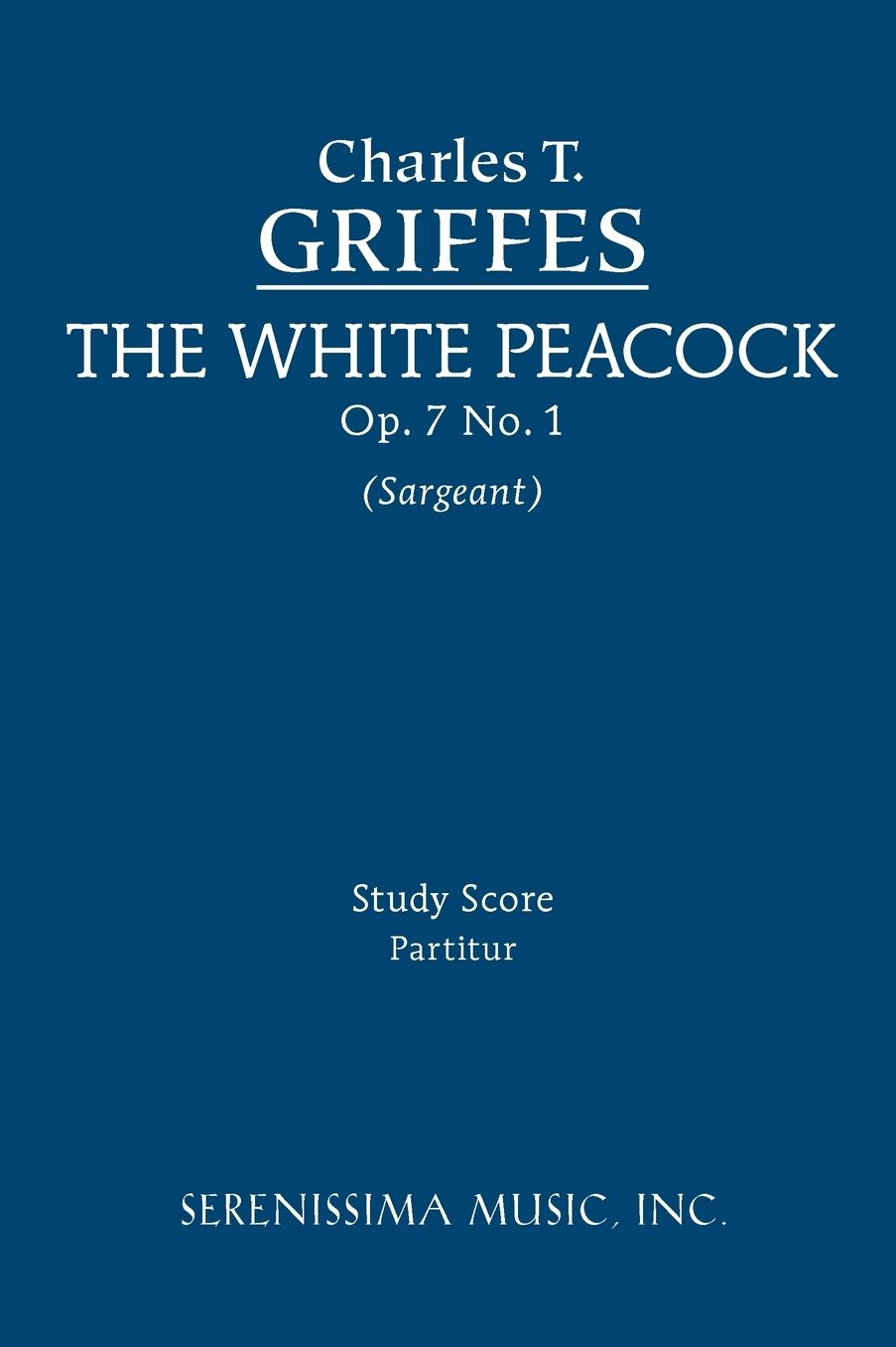 The White Peacock, Op. 7 No. 1: Study Score