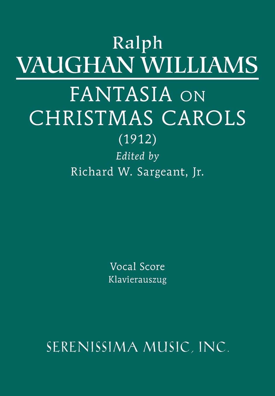 Green Bushes: Passacaglia on an English Folksong - Study Score