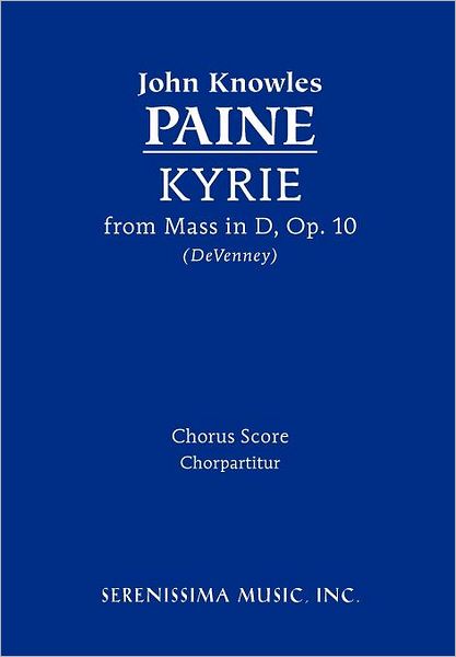 Kyrie (from Mass, Op. 10): Chorus Score