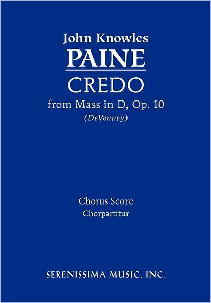 Credo (from Mass, Op. 10): Chorus Score