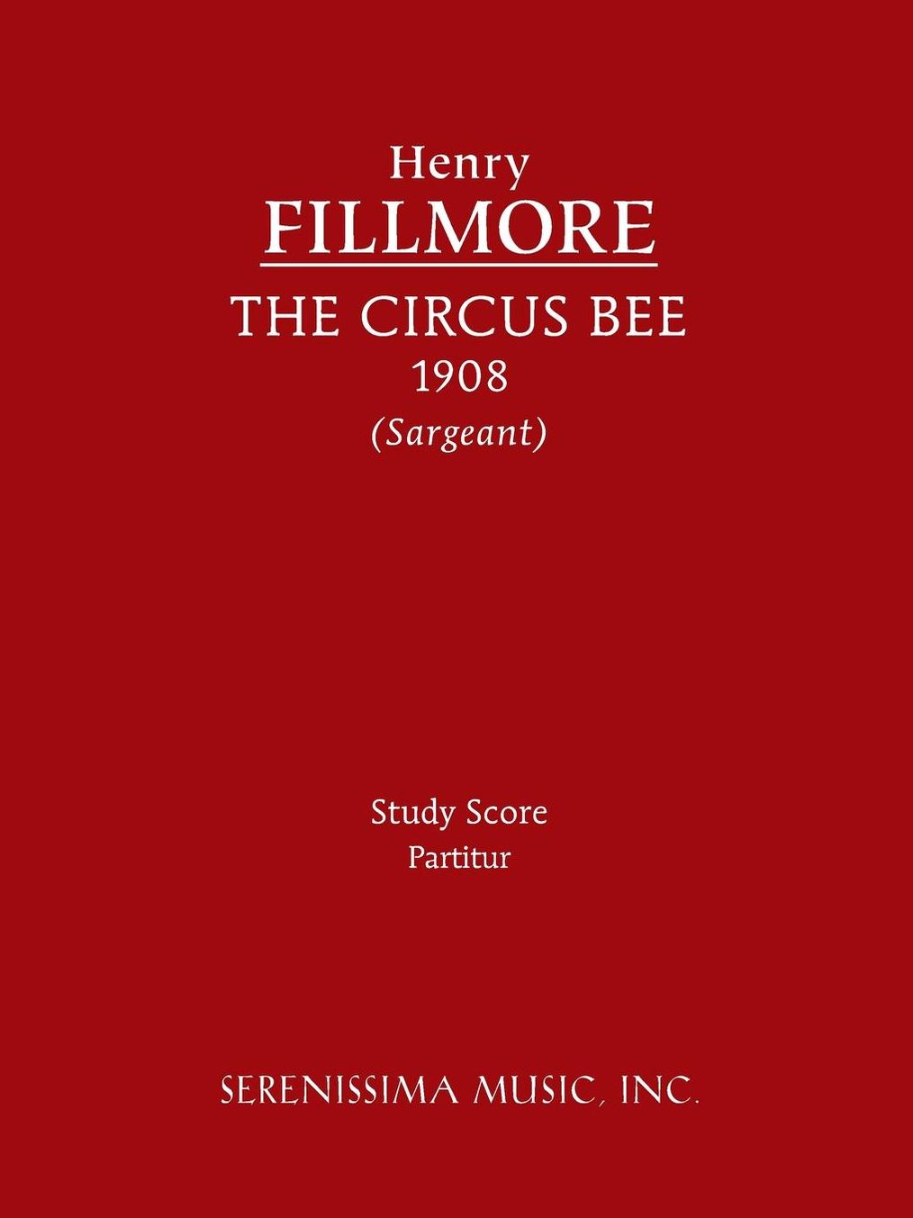 The Circus Bee - Study score