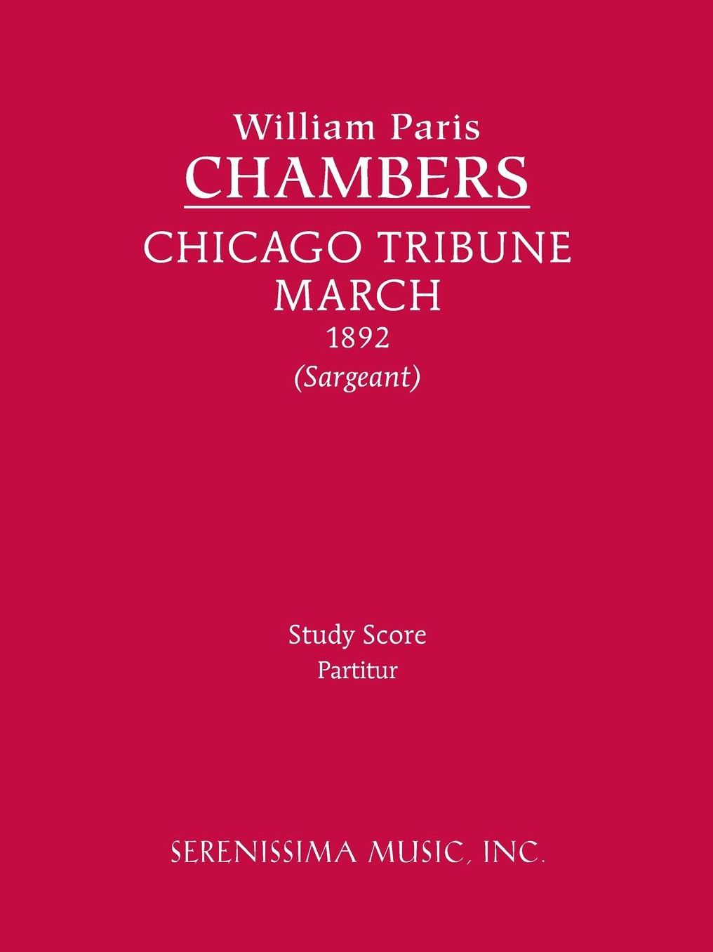 Chicago Tribune March: Study Score