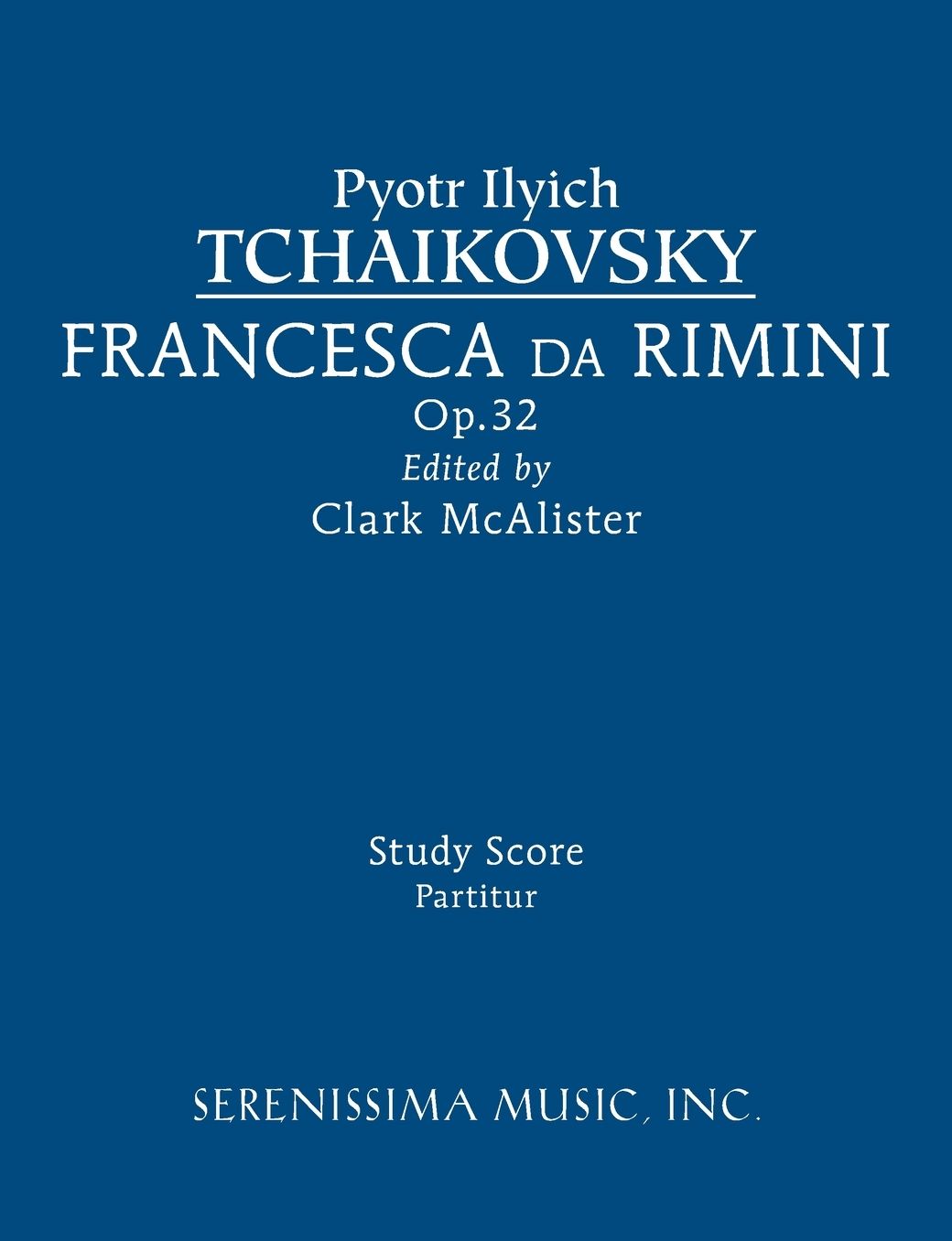 Francesca da Rimini, Op.32: Study score
