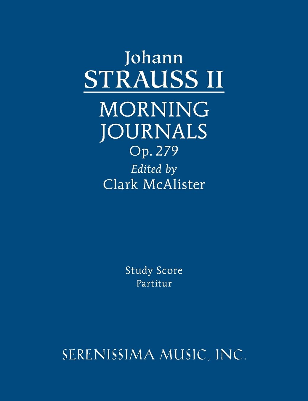 Morning Journals, Op.279: Study score