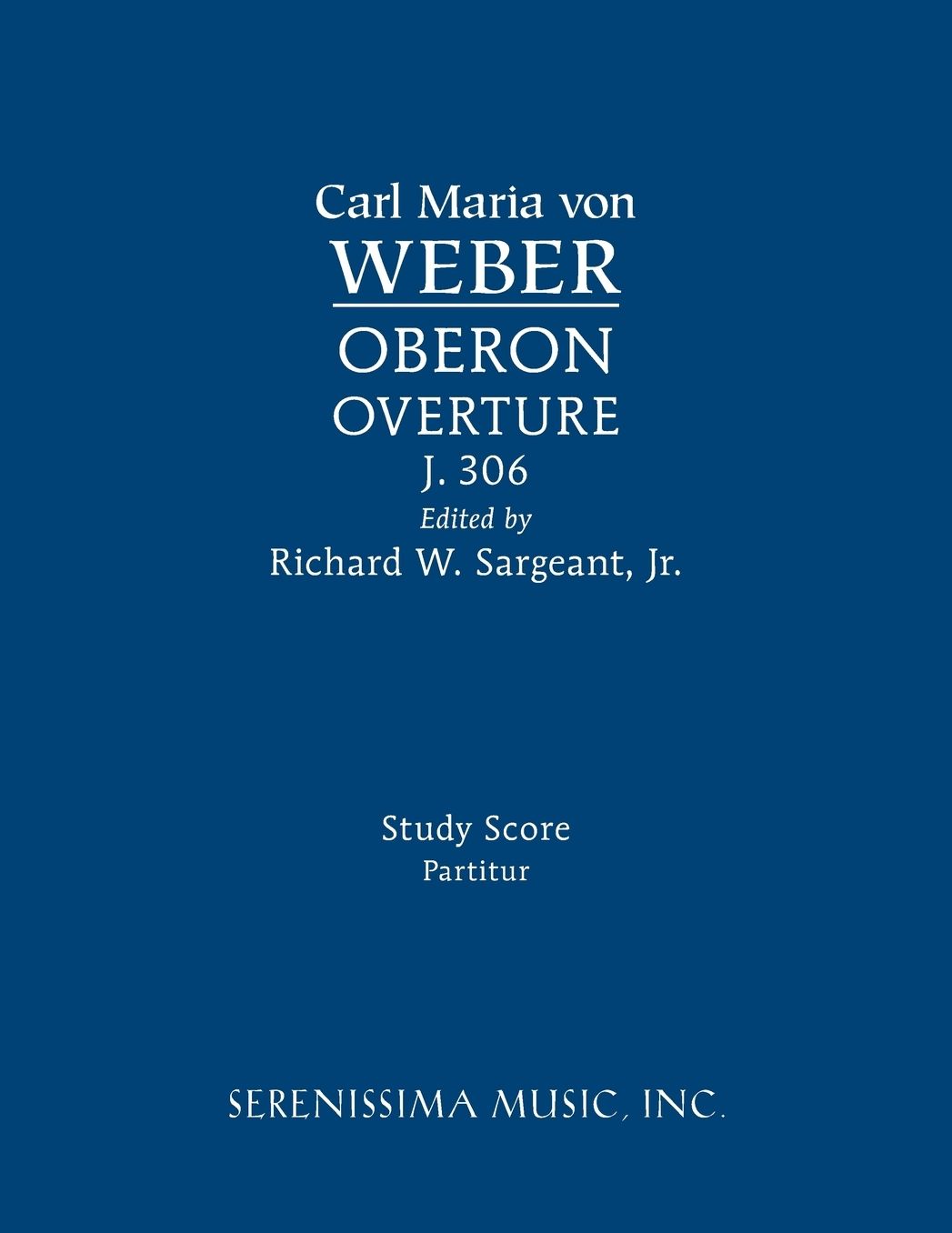 Oberon Overture, J.306: Study score