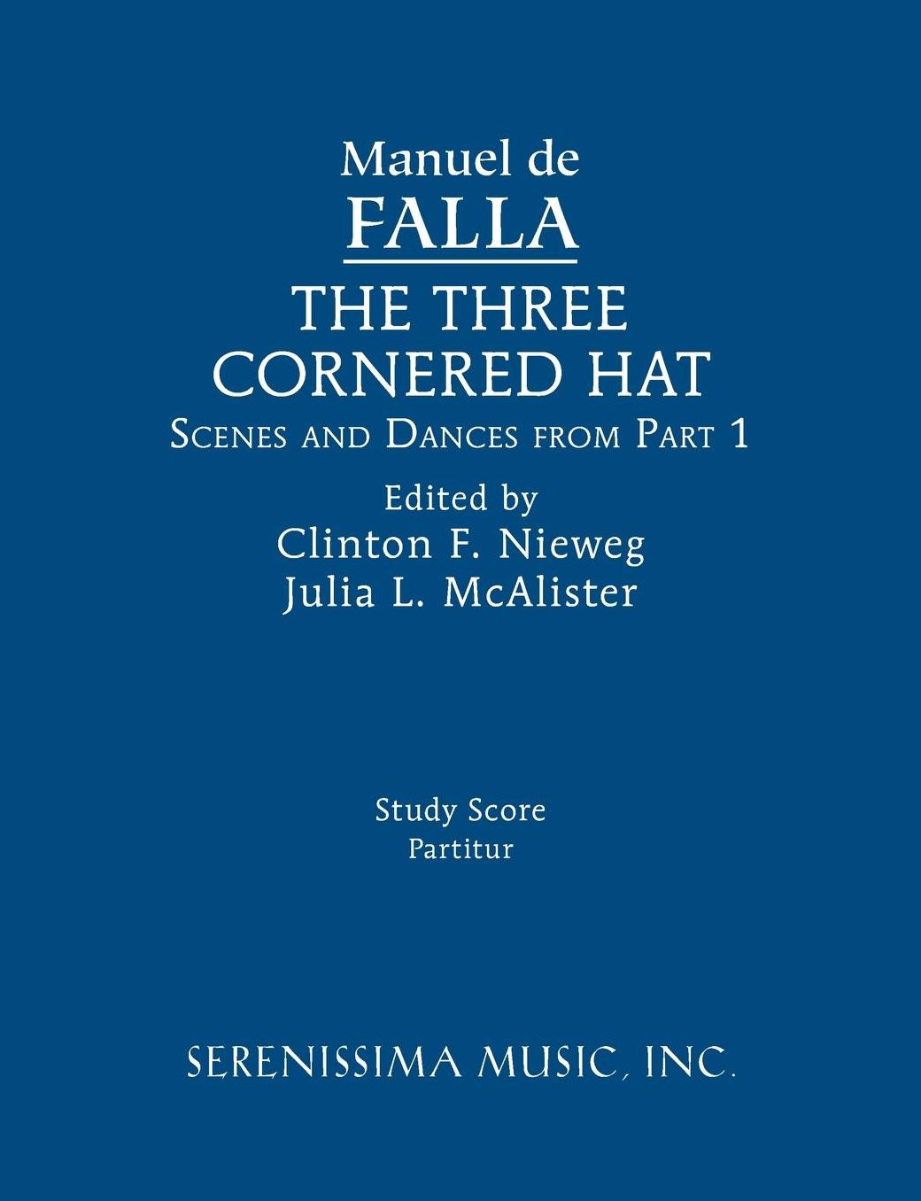 The Three-Cornered Hat, Scenes and Dances from Part 1: Study score