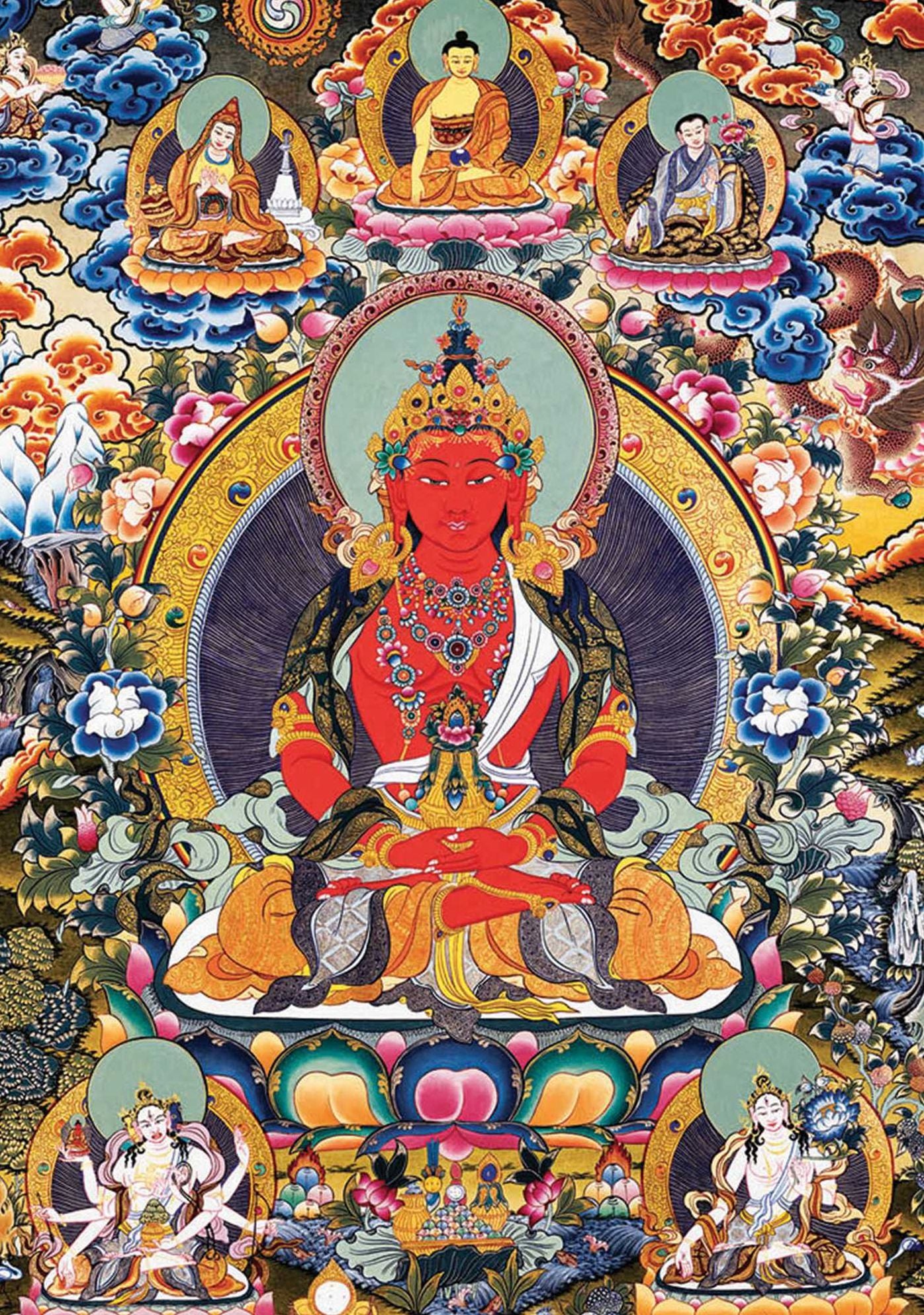 Buddhas of the Celestial Gallery Postcard Book: 24 Postcards