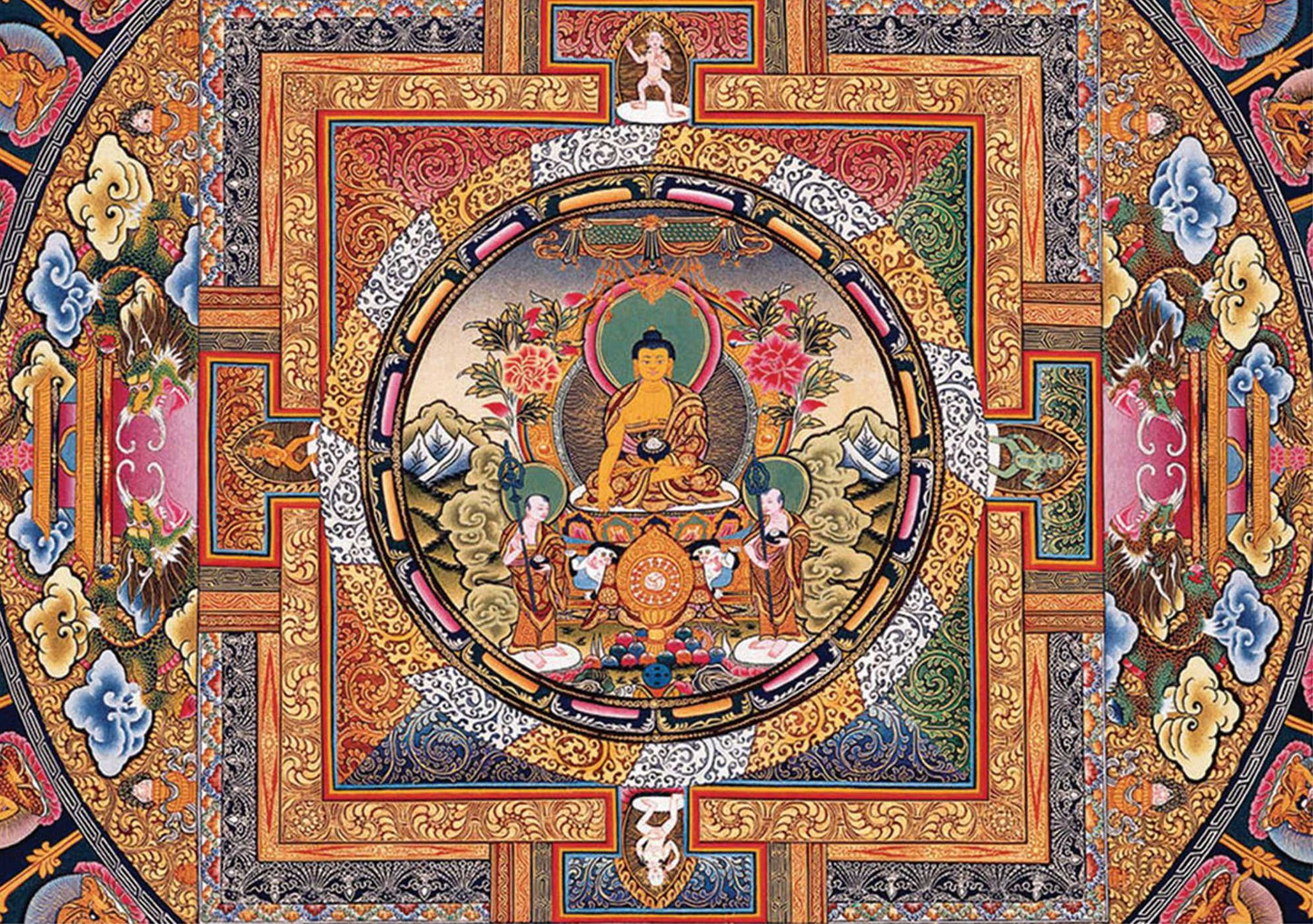 Buddhas of the Celestial Gallery Postcard Book: 24 Postcards
