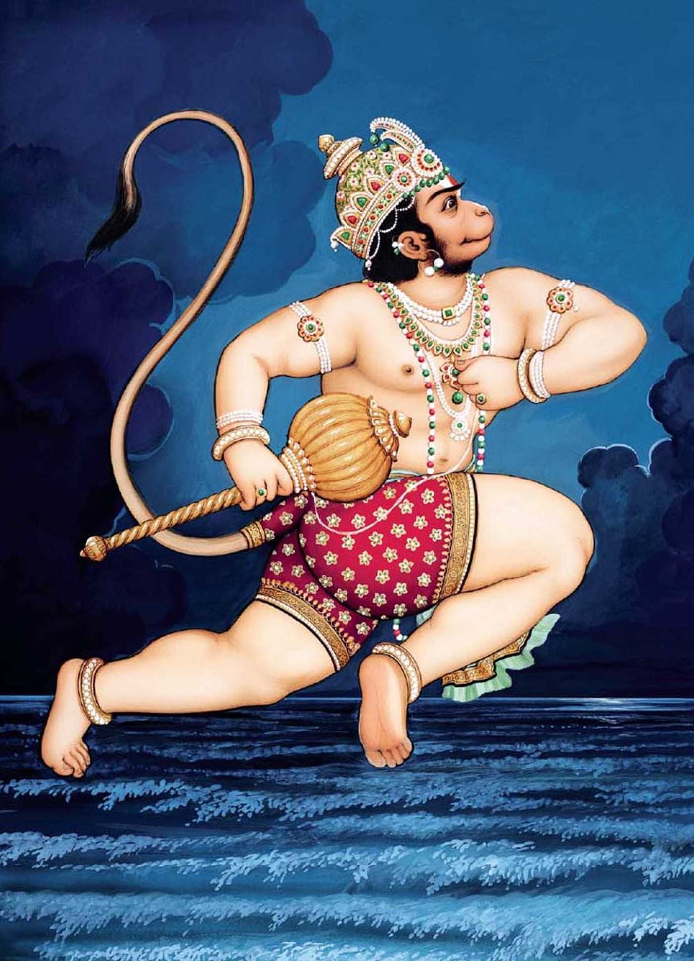 Hanuman Hardcover Ruled Journal: B.G. Sharma Signature Edition