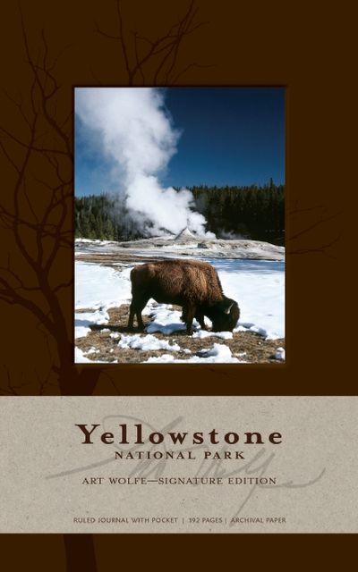 Yellowstone National Park Hardcover Ruled Journal