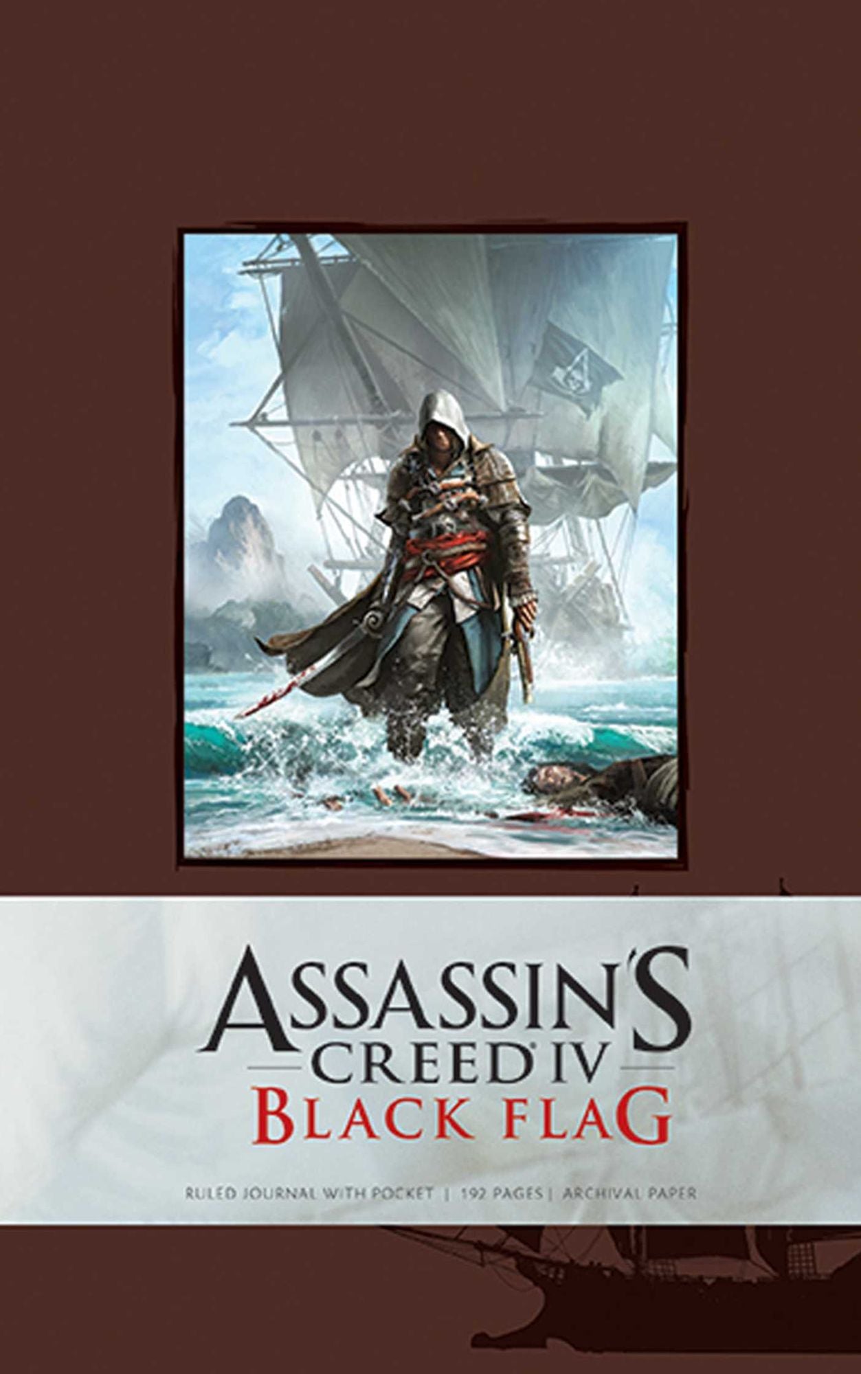 Assassin's Creed IV: Black Flag Hardcover Ruled Journal Large