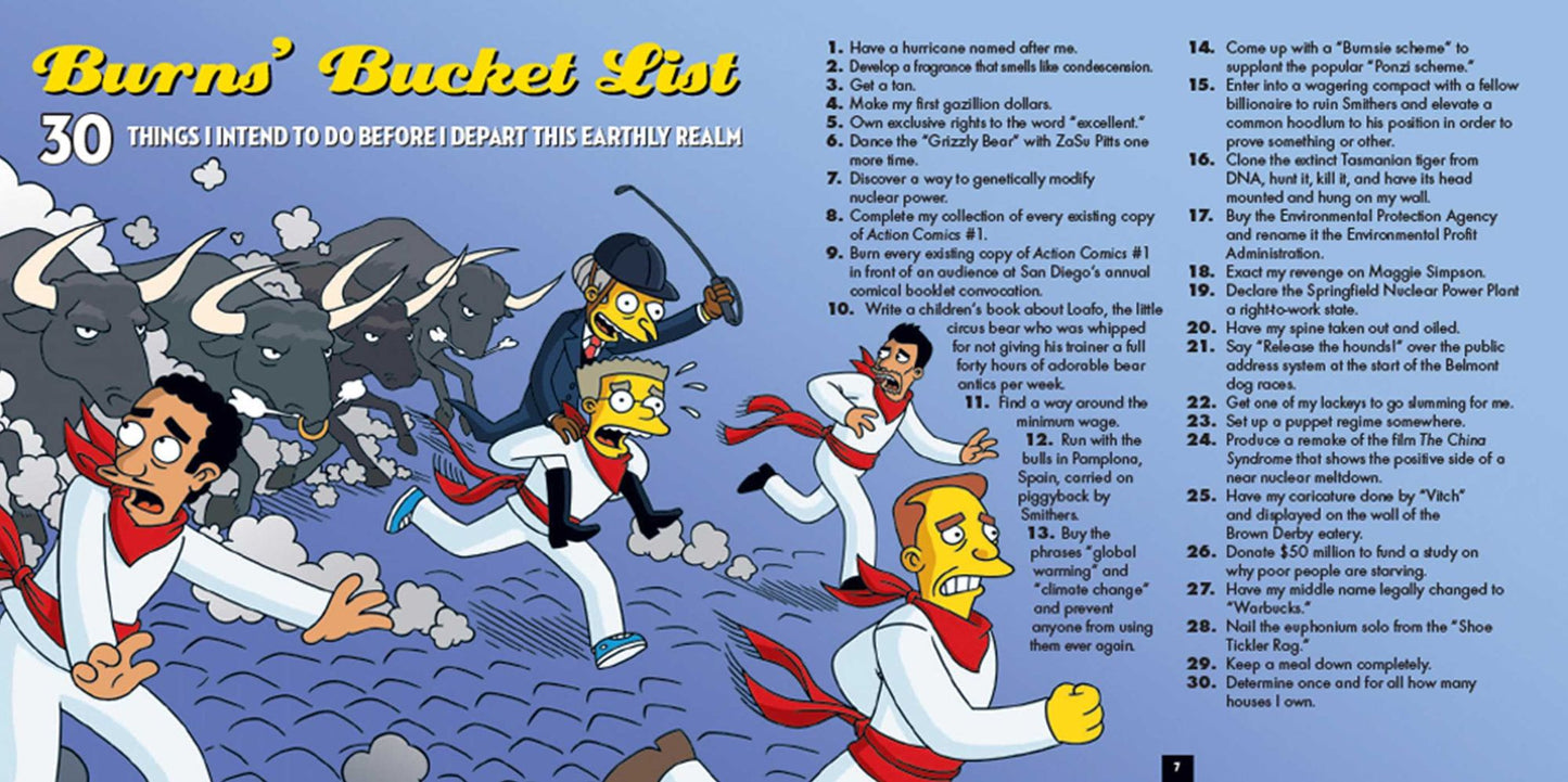 C. Montgomery Burns' Handbook of World Domination