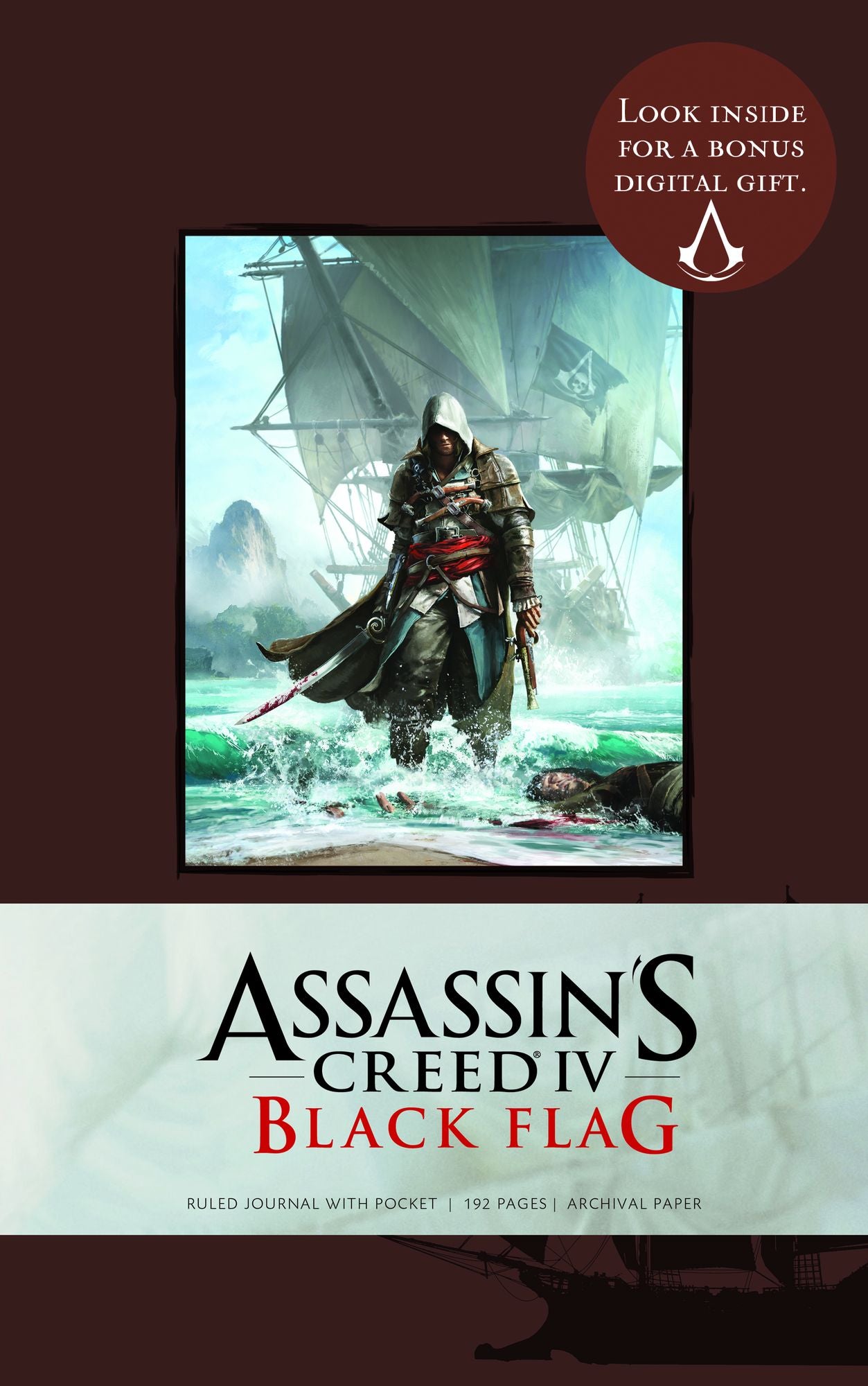 Assassin's Creed IV: Black Flag Hardcover Blank Journal Large