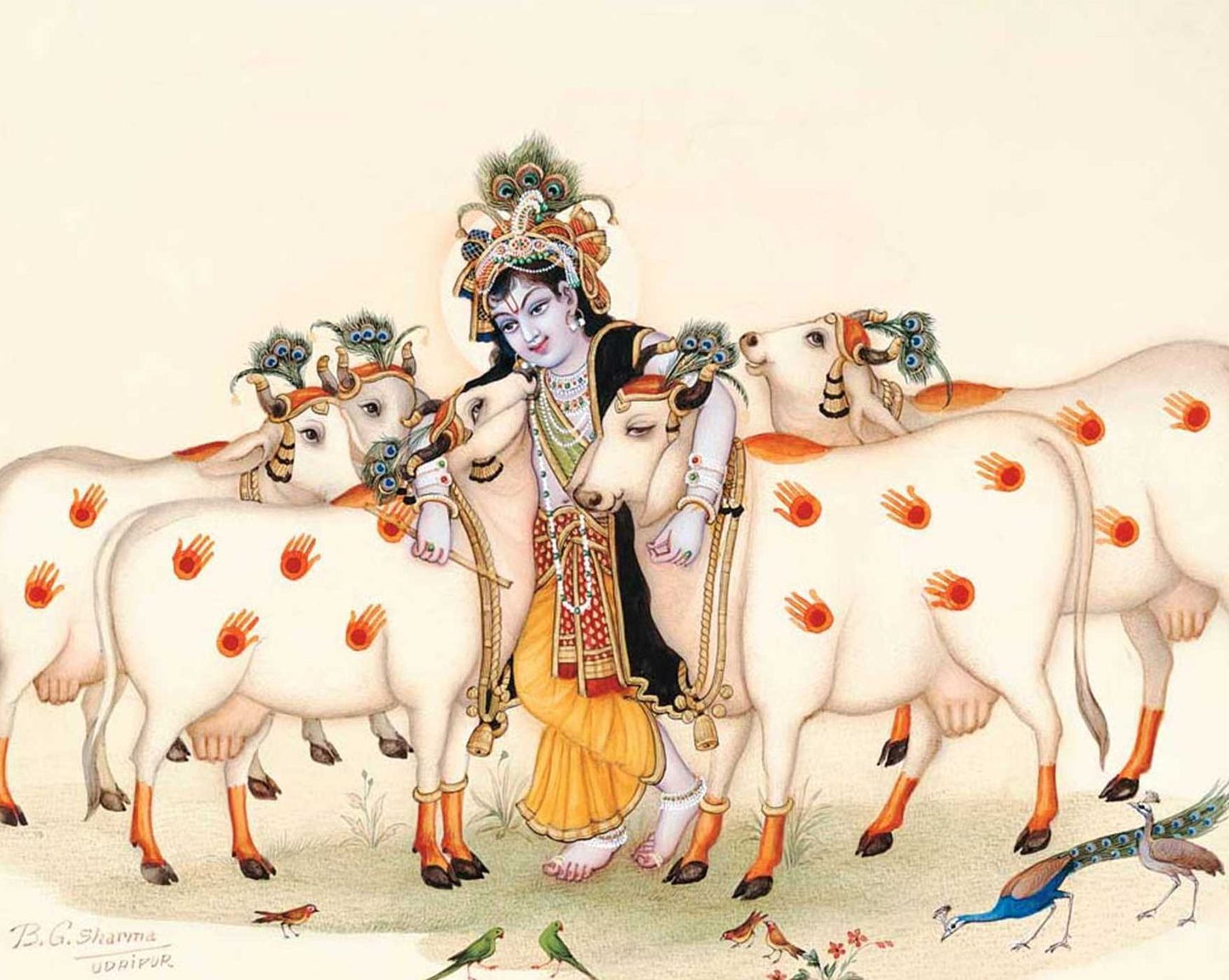 Krishna Hardcover Blank Journal