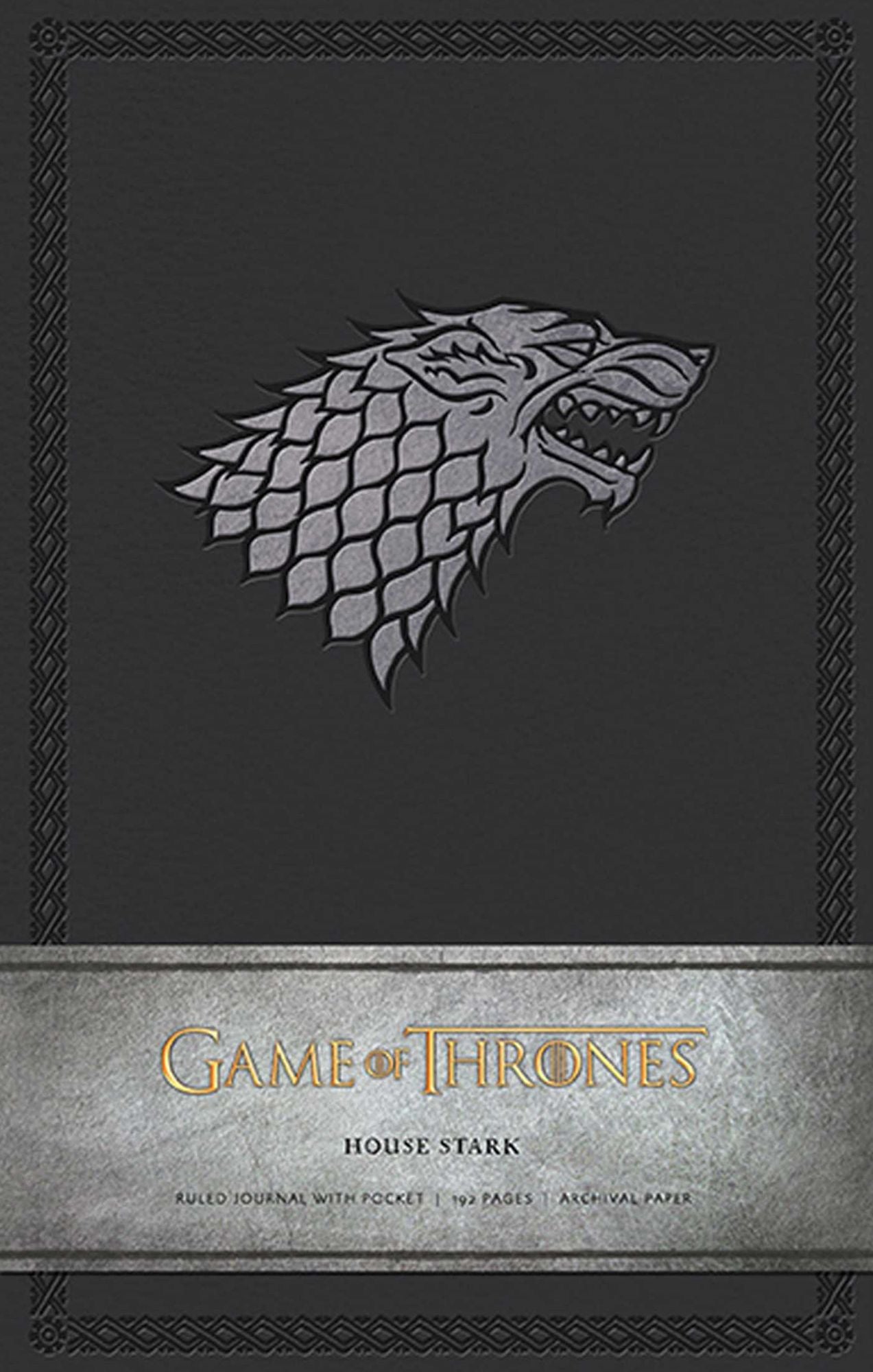 Game of Thrones House of Stark Bound Ruled Journal 5.5" x 8.5"