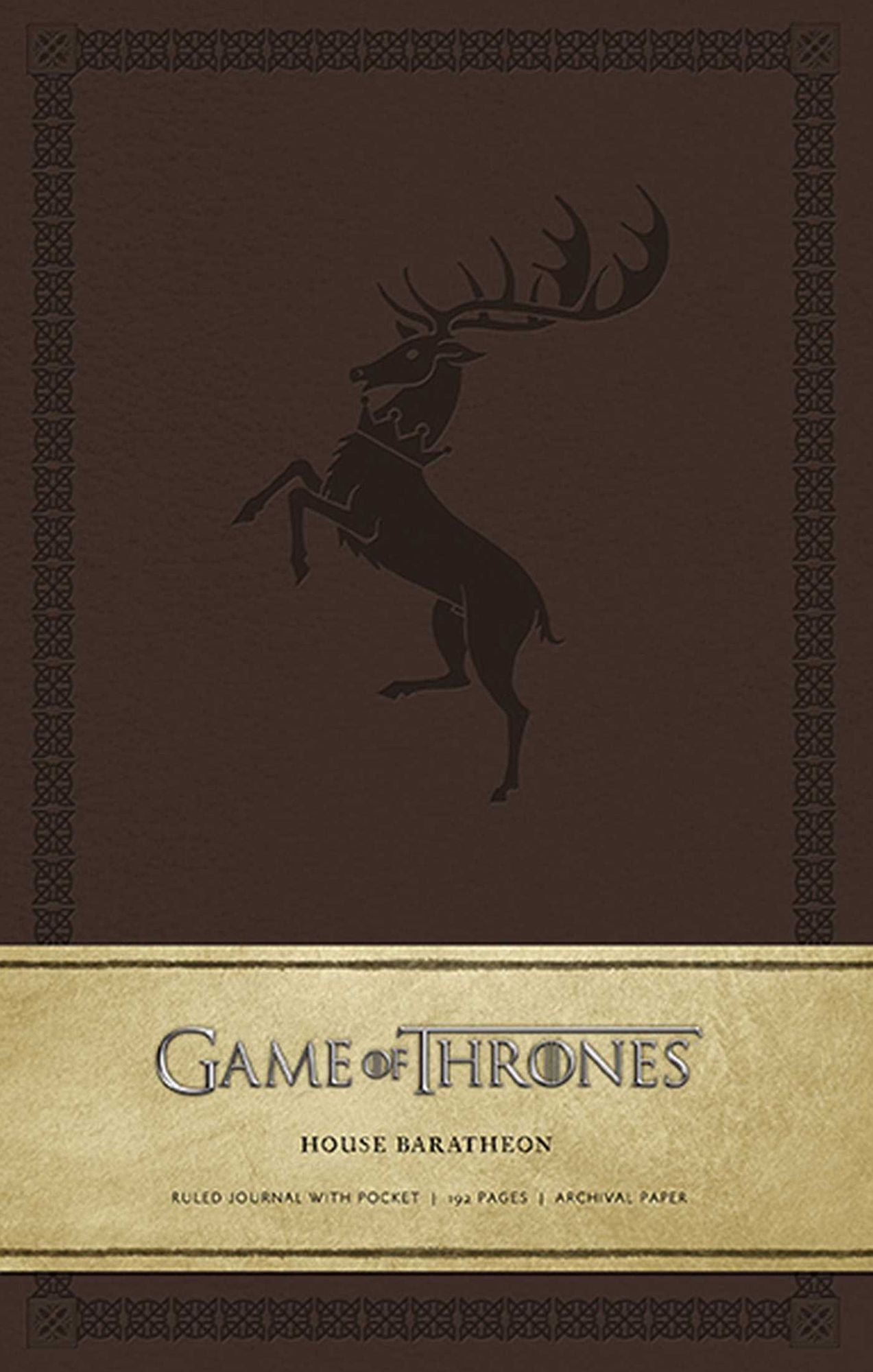 Game of Thrones: House Baratheon Hardcover Ruled Journal