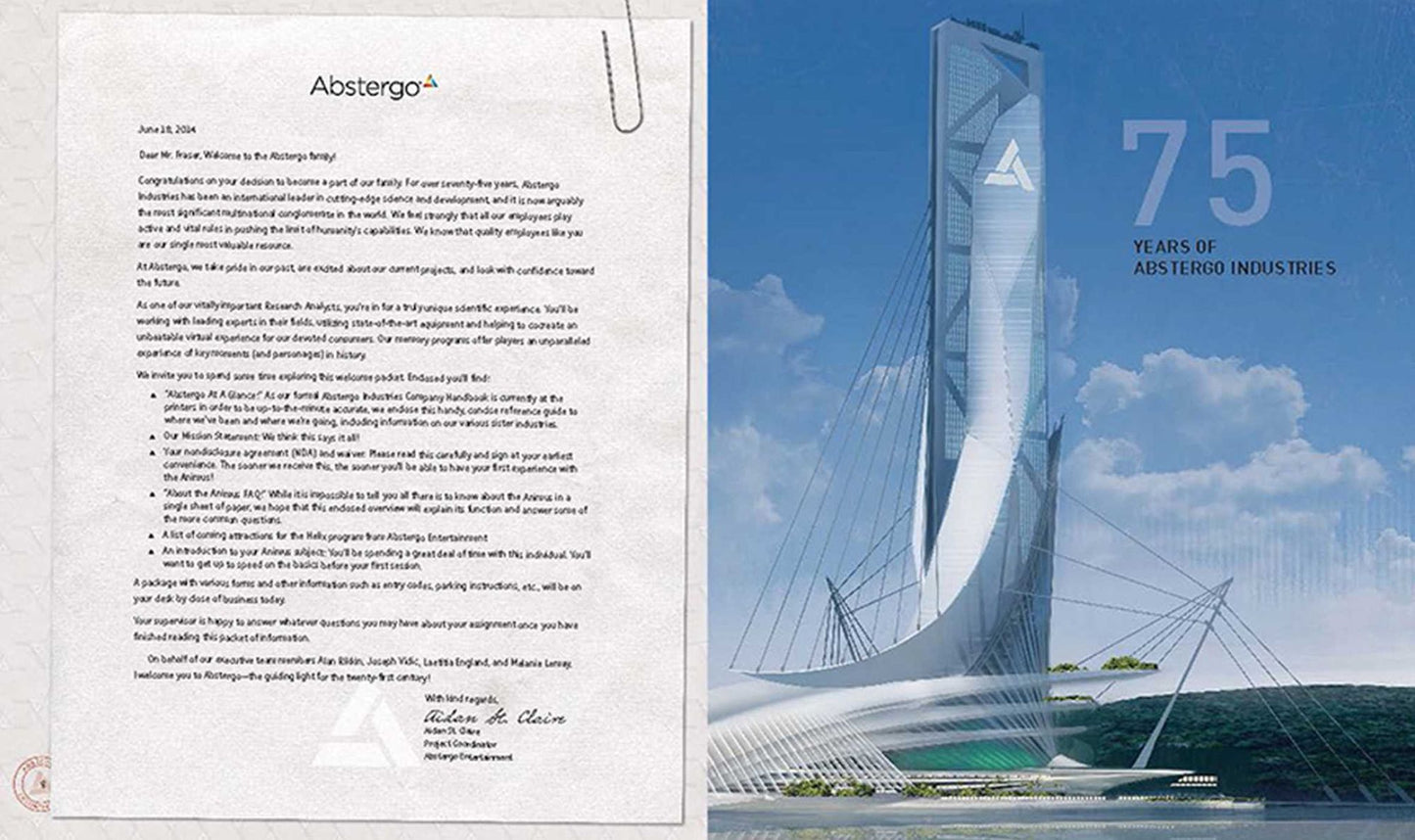 Assassin's Creed Unity : Abstergo Entertainment Employee Handbook