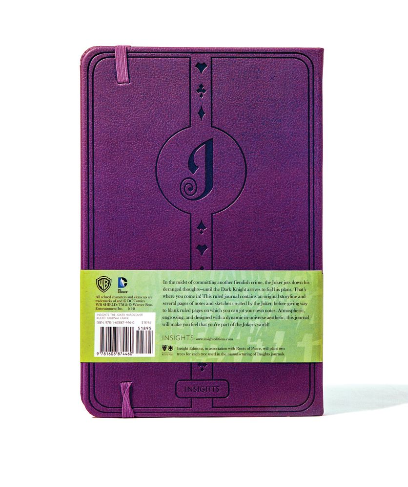 The Joker Hardcover Ruled Journal