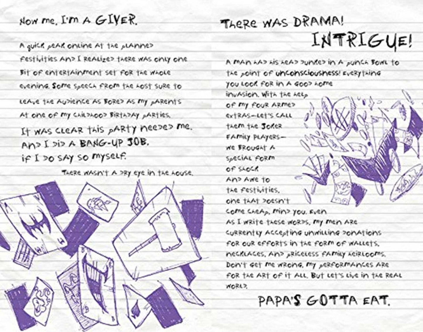 The Joker Hardcover Ruled Journal