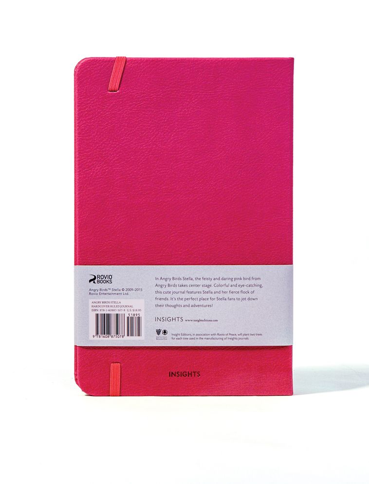 Angry Birds Stella Hardcover Ruled Journal