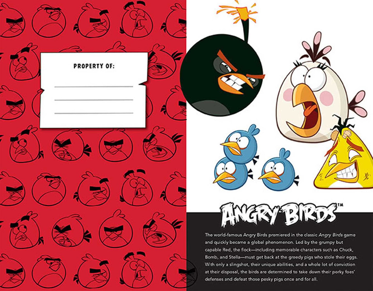Angry Birds Hardcover Ruled Journal