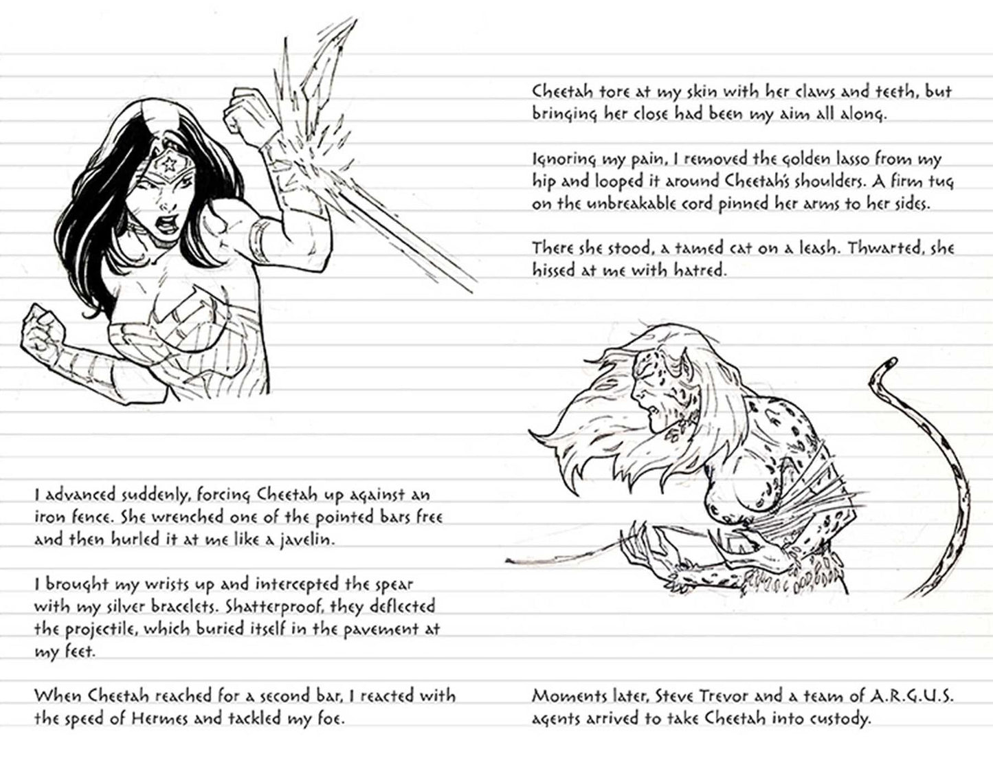 Wonderwoman Hardcover Ruled Journal