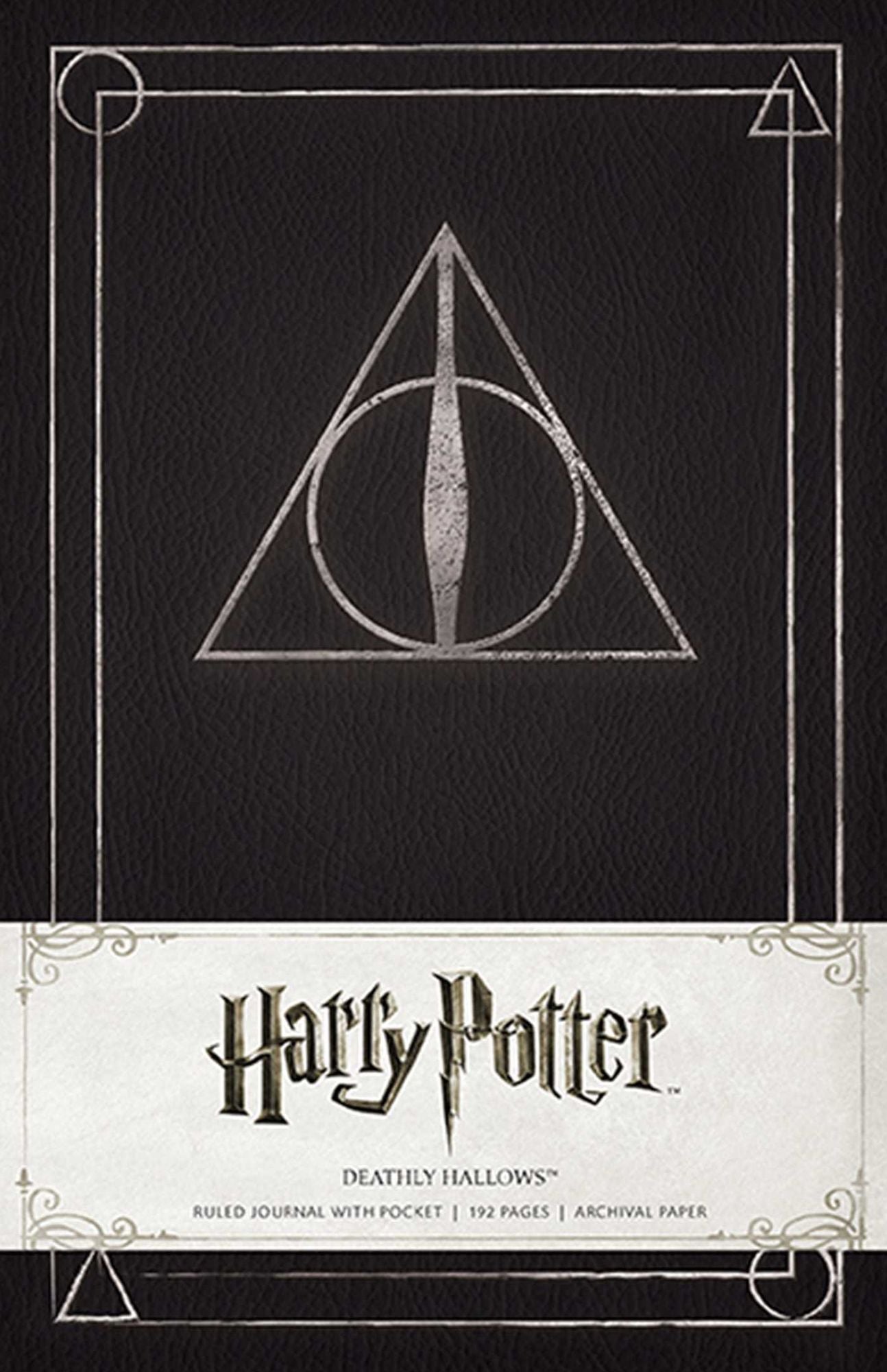 Harry Potter Deathly Hallows Bound Ruled Journal 5.5" x 8.5"