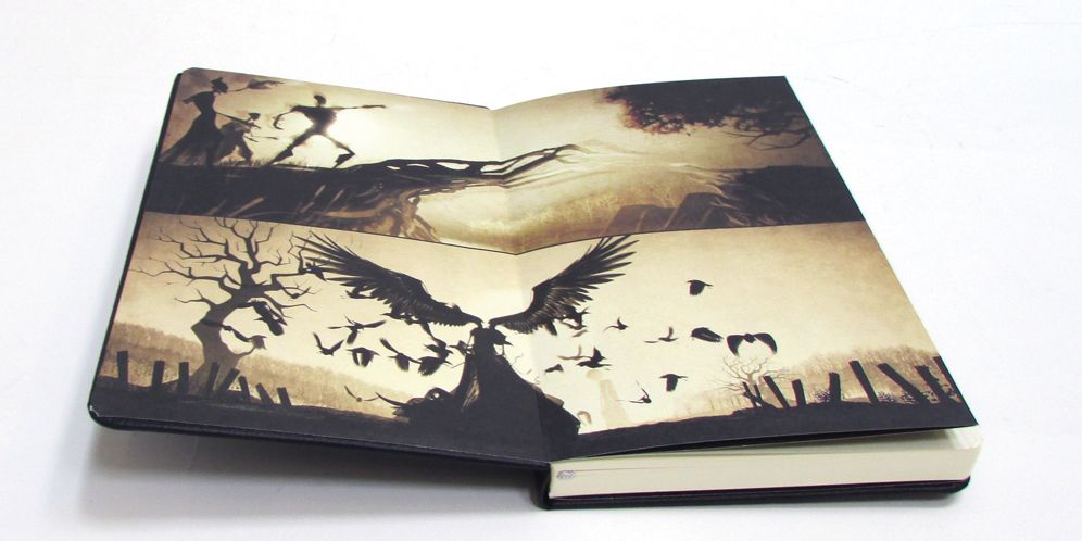 Harry Potter Deathly Hallows Bound Ruled Journal 5.5" x 8.5"