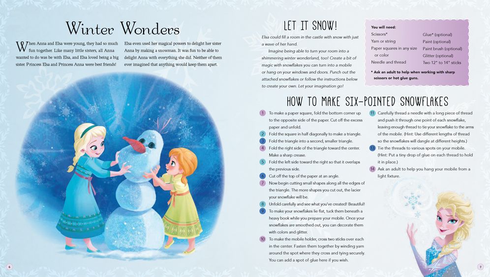 Disney Frozen: Elsa and Anna's Guide to Arendelle: An Explore-and-Create Activity Book and Play Set