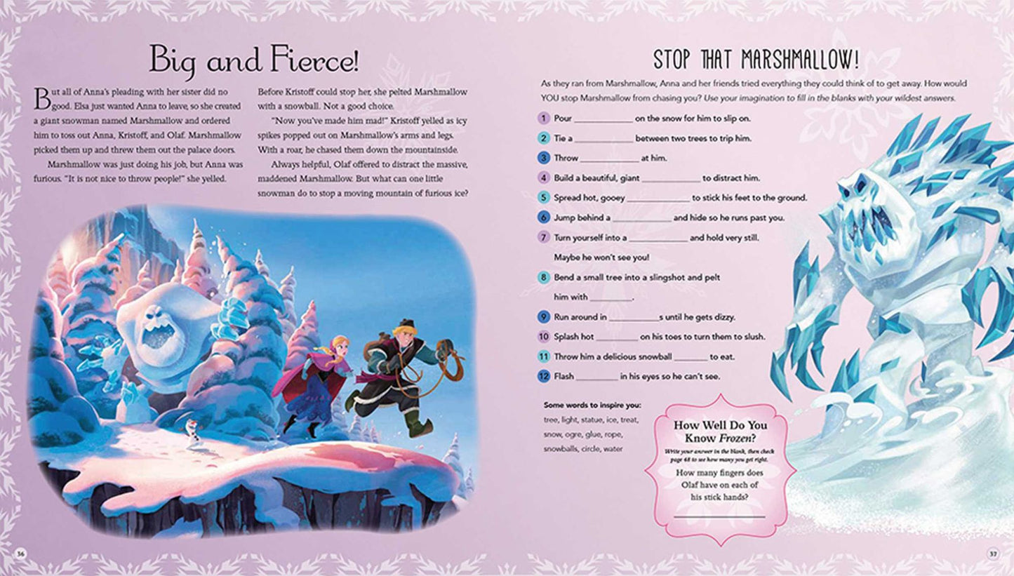Disney Frozen: Elsa and Anna's Guide to Arendelle: An Explore-and-Create Activity Book and Play Set